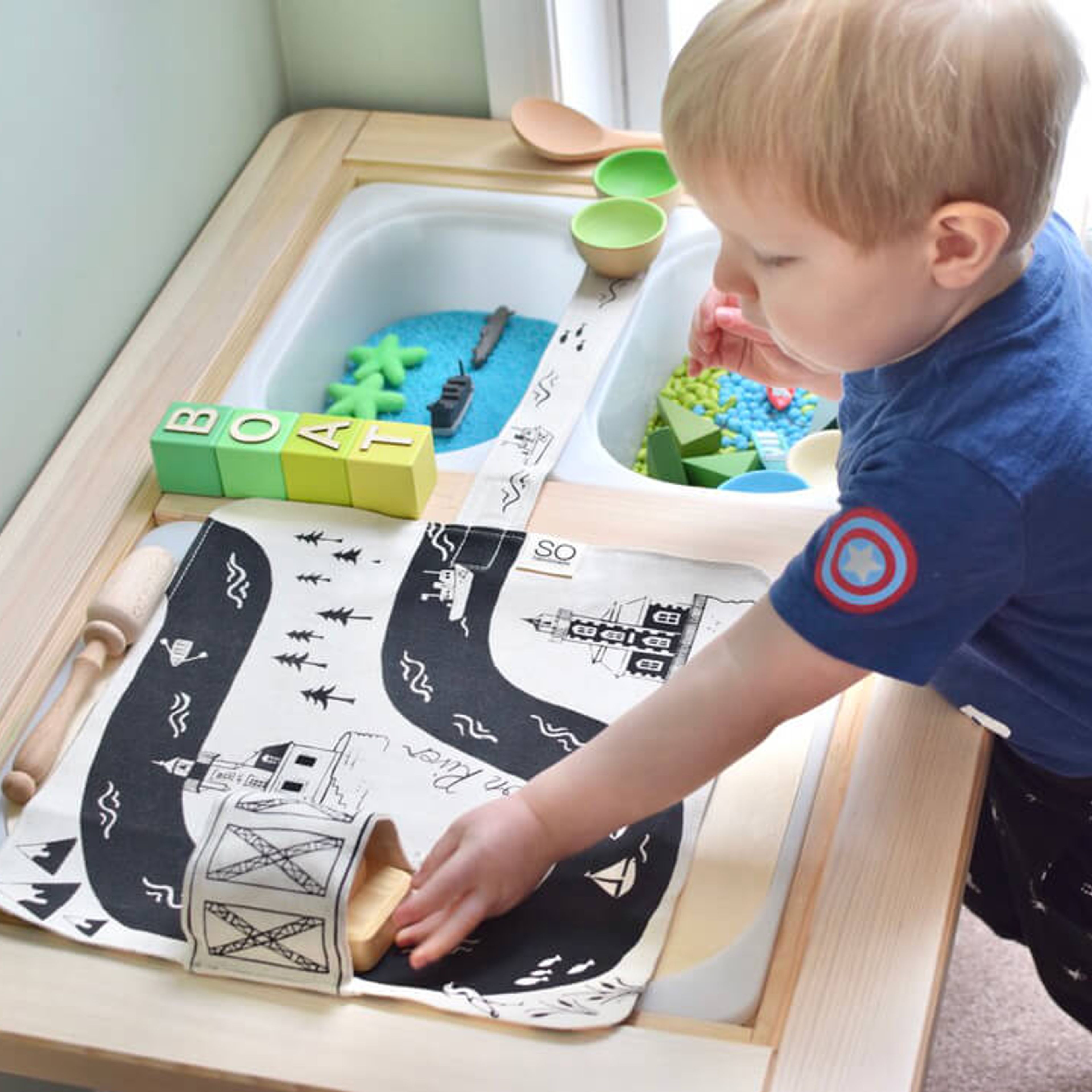 Hudson River Play Mat: "This is one of my very favorites!"