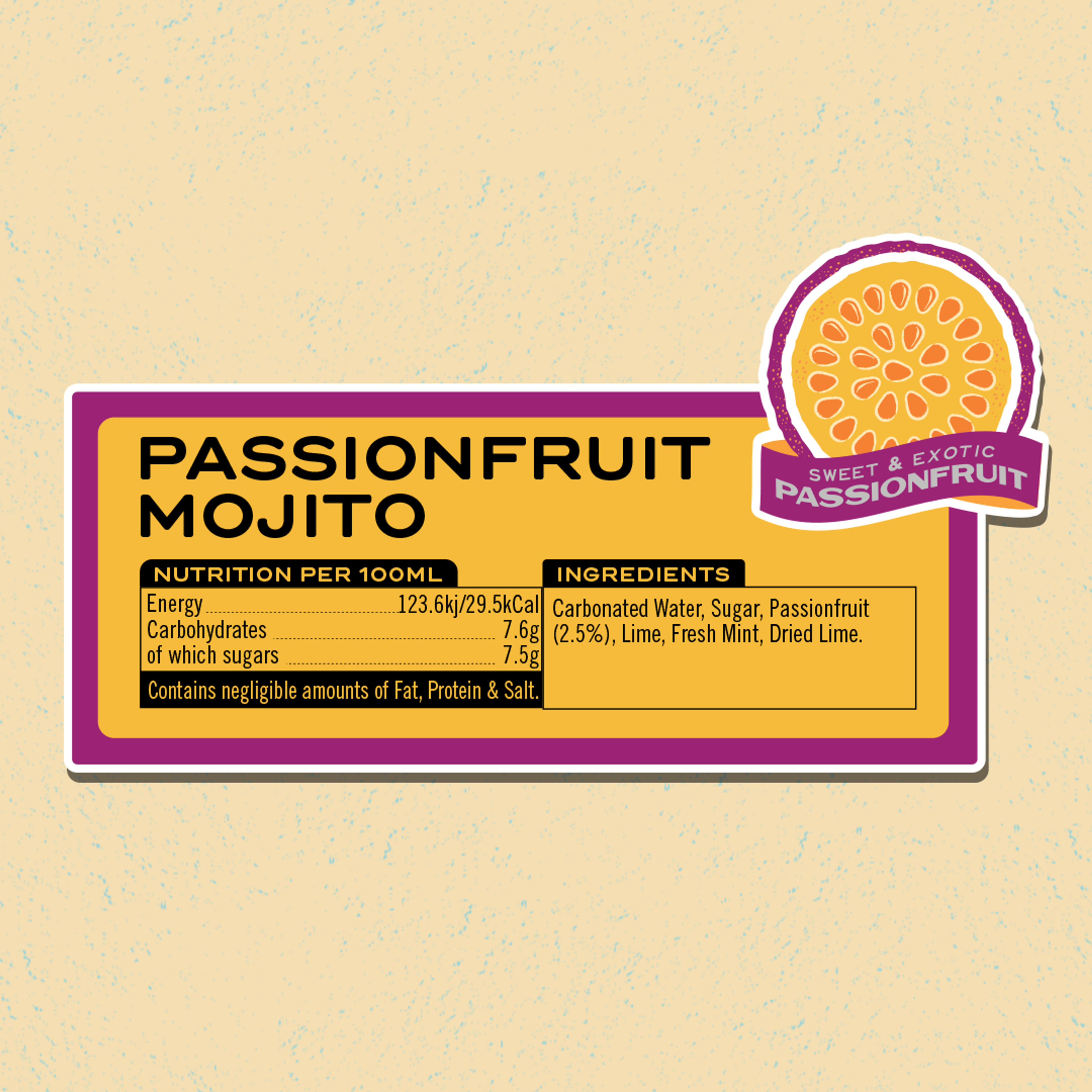 Non-Alcoholic Passionfruit Mojito