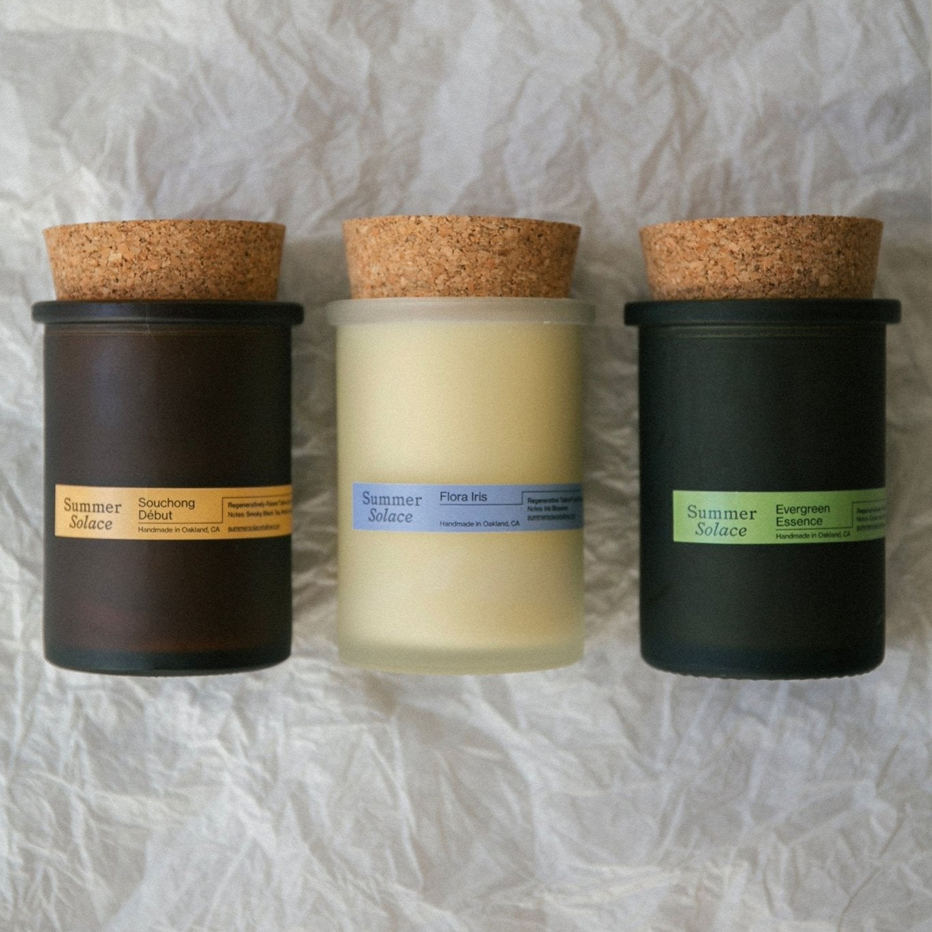 Perfumed Tallow Candle Trio - Regenerative Tallow (Best Value)