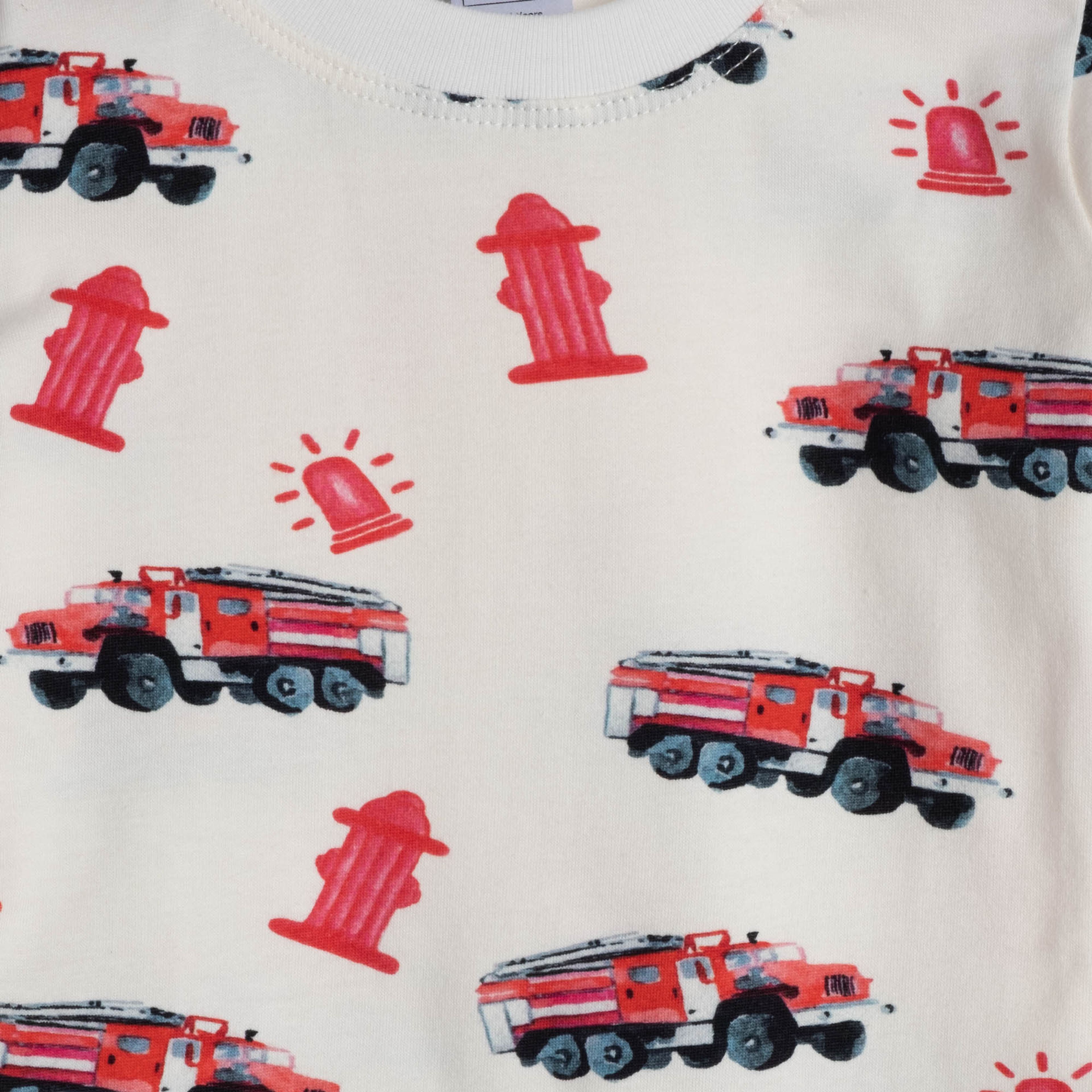 Fire Trucks Pajama Set