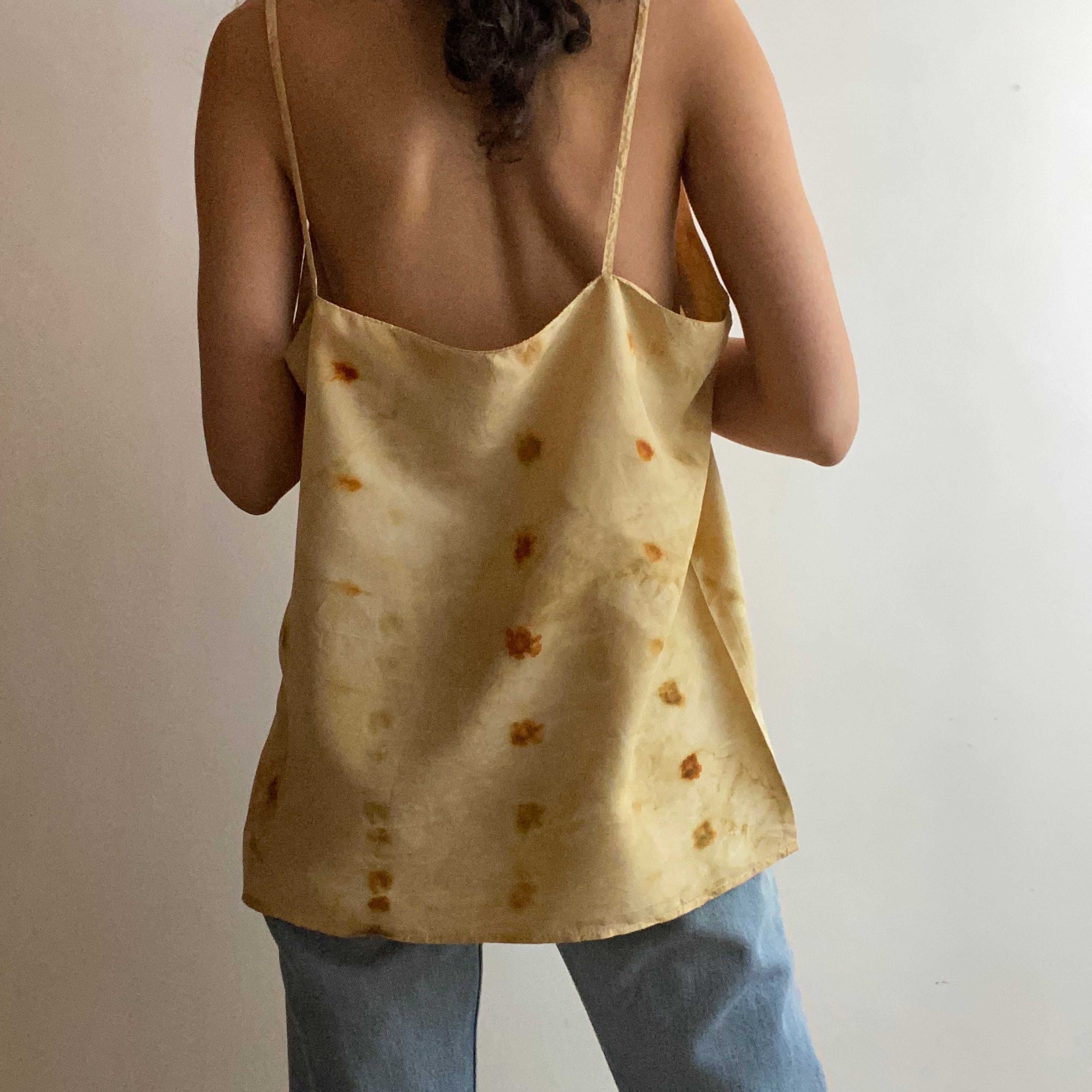 Plant Dyed Vintage Silk Camisole