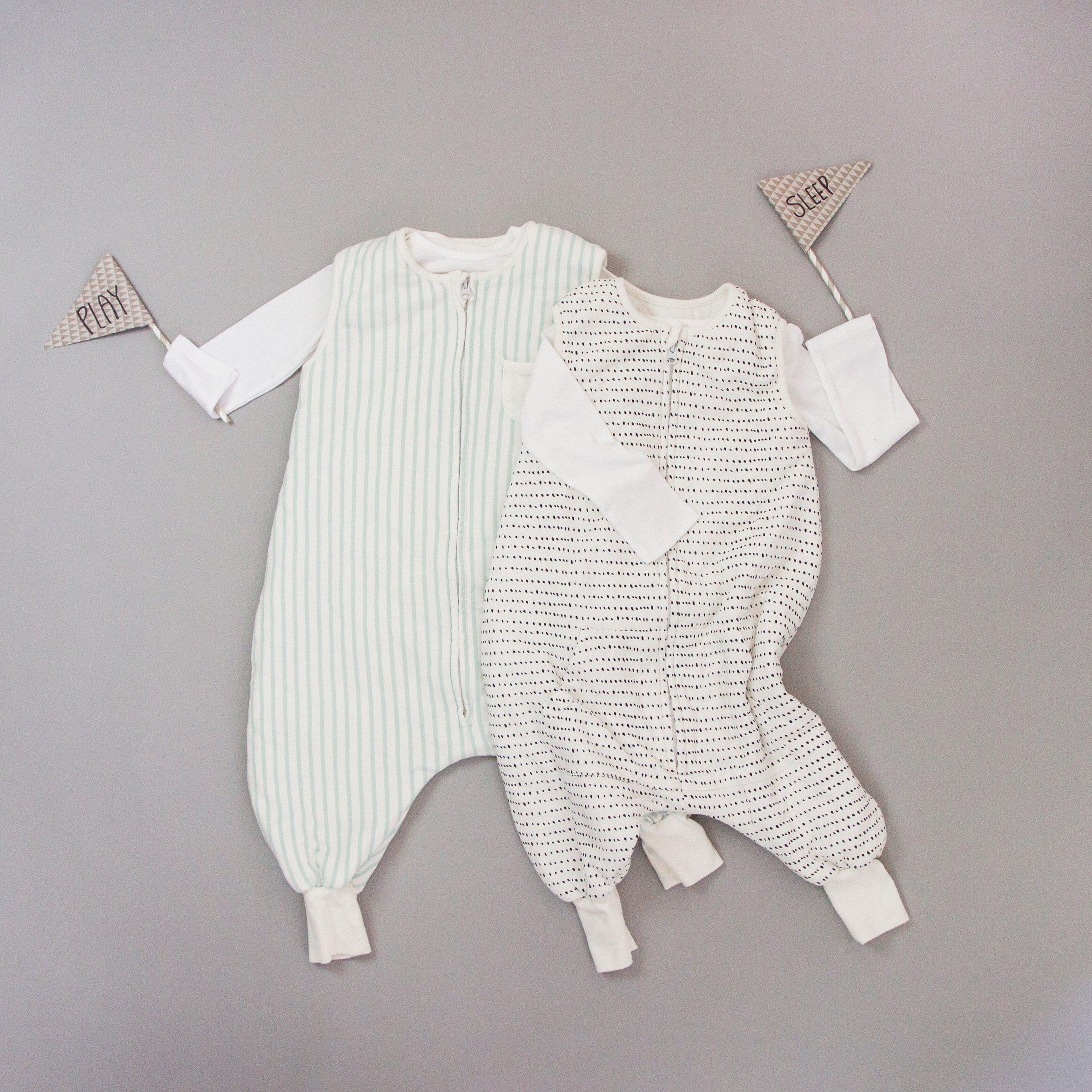 Dreamsuit | Striped Minty Green | 1.5 TOG