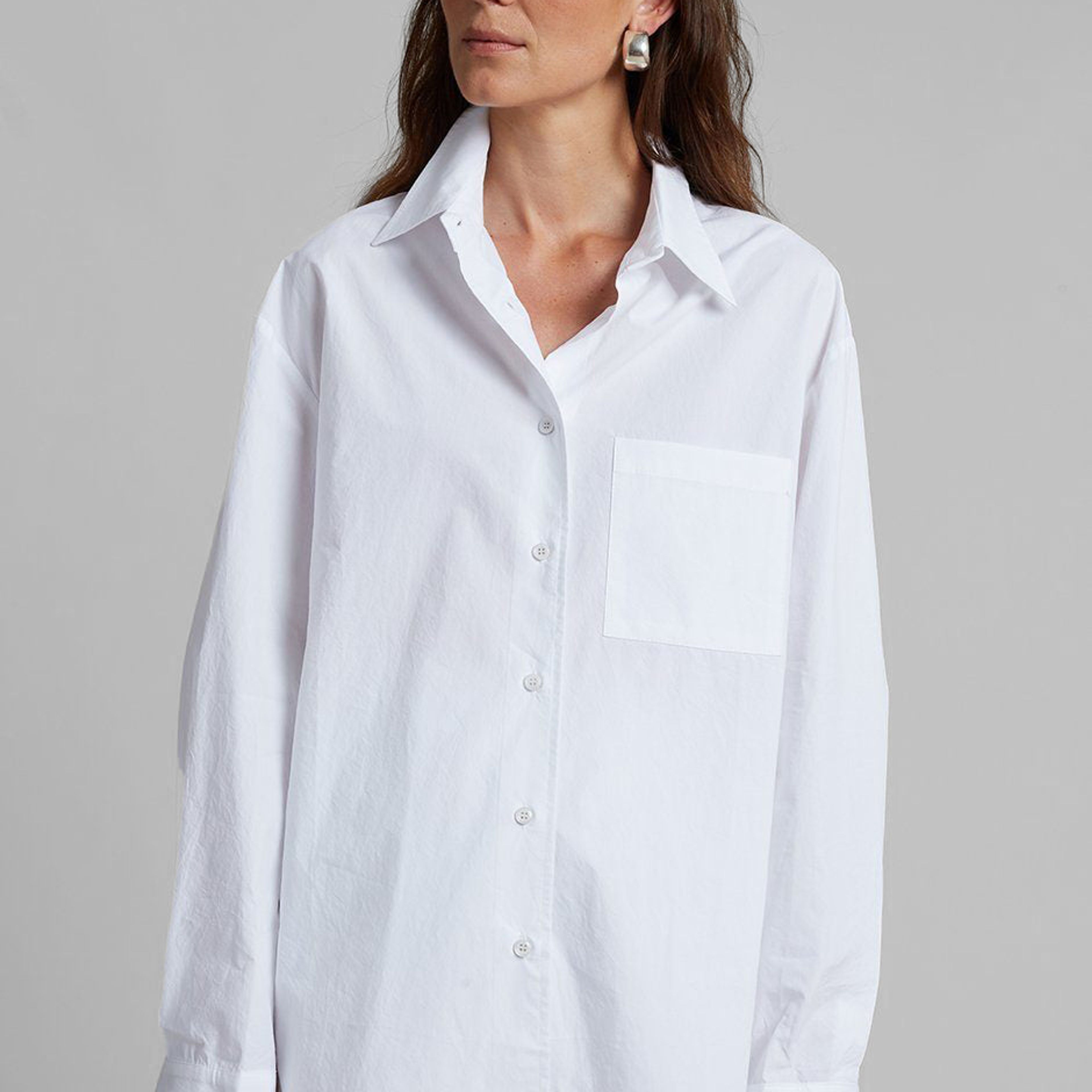 Lui Organic Cotton Shirt - White