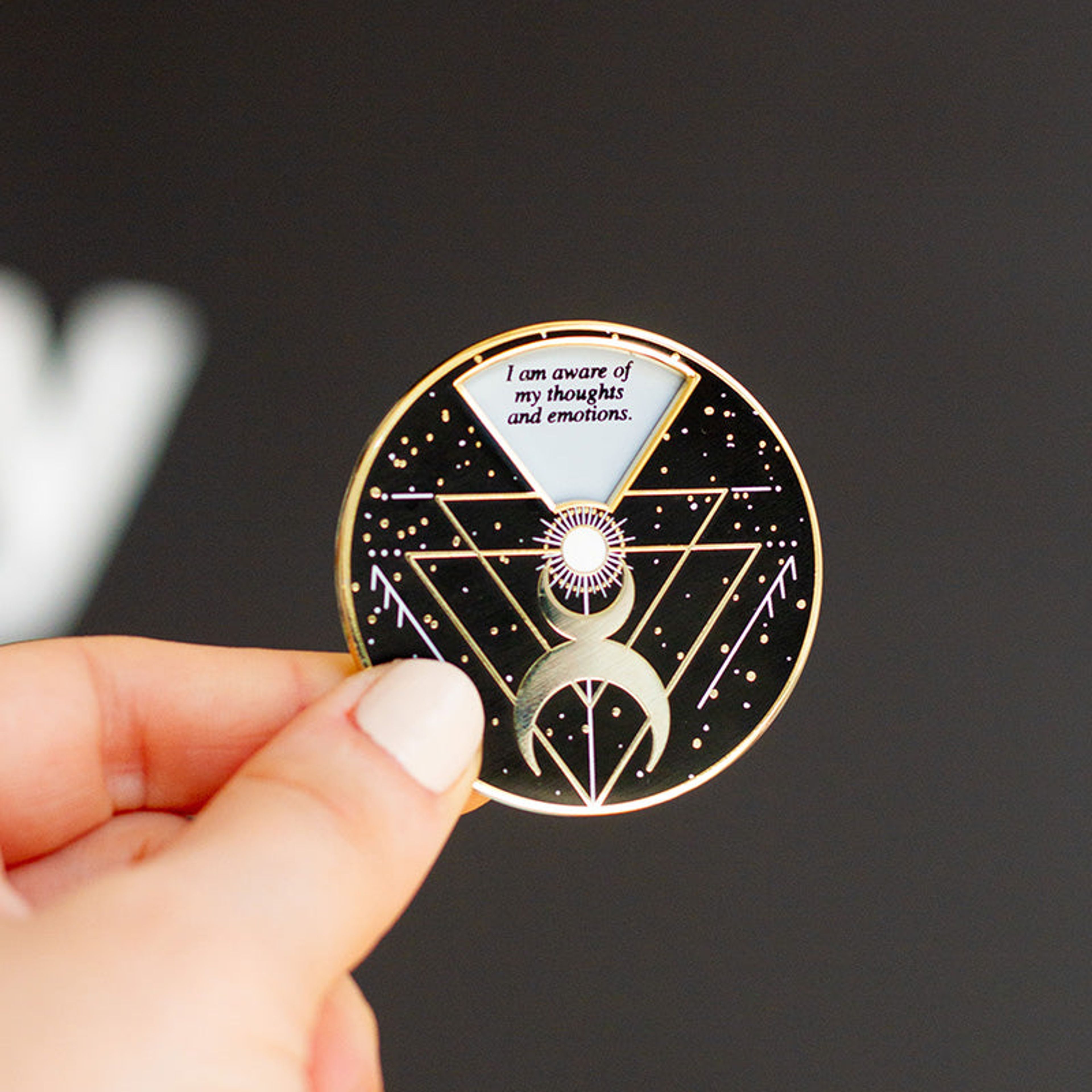 Bold Affirmations 4 Interactive Spinner Enamel Pin
