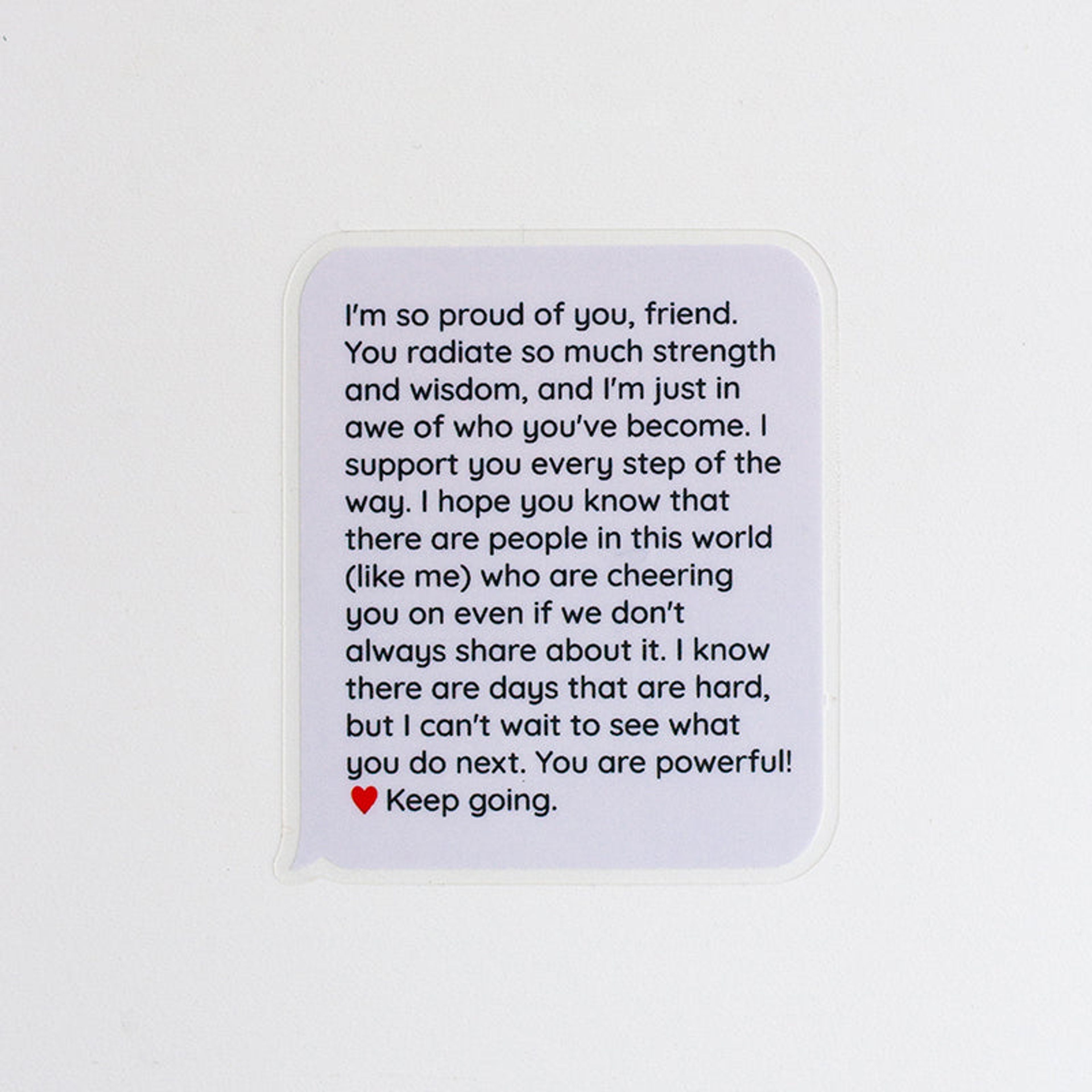 Incoming Text Message: You are Powerful Matte Sticker