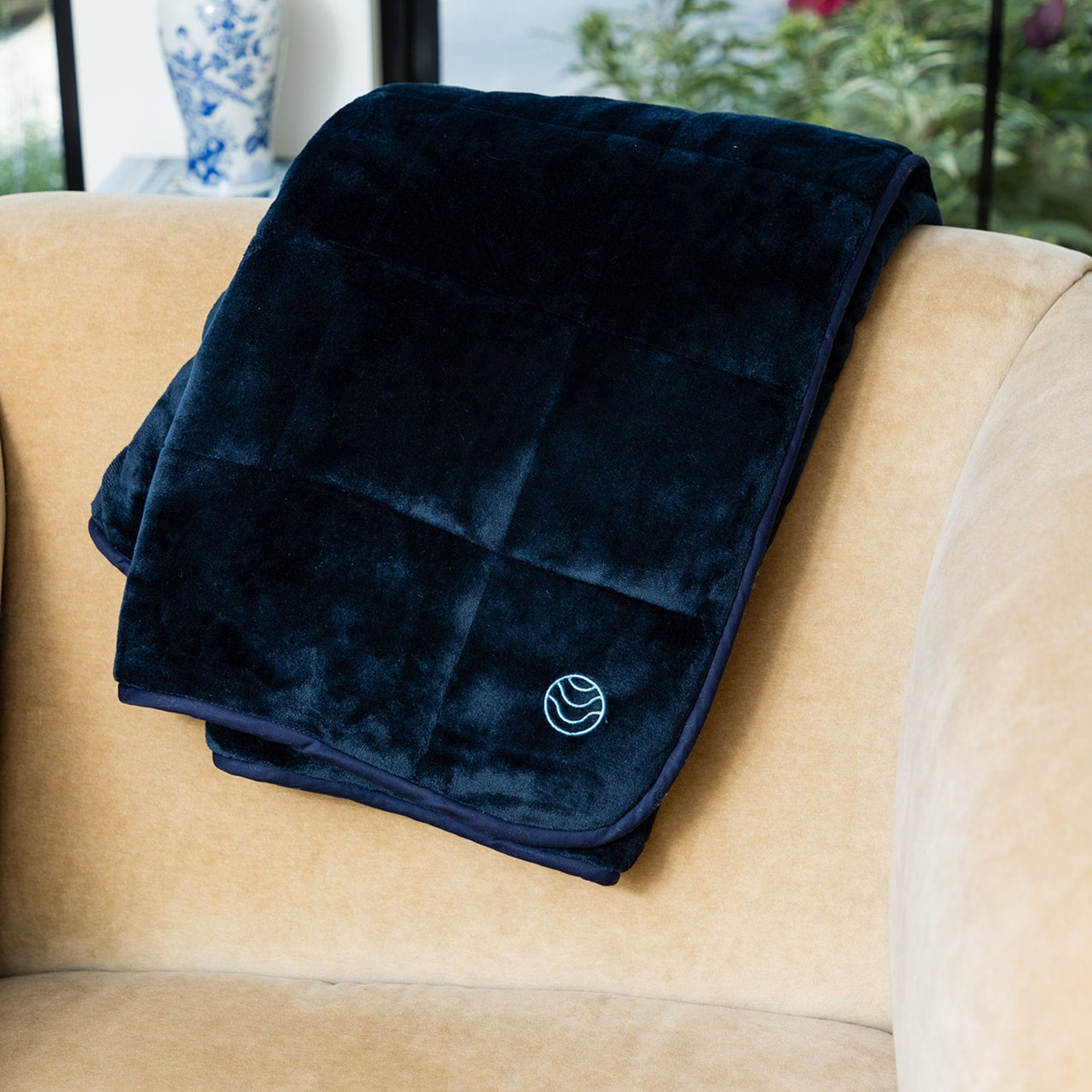 Thera Weighted Blanket - Calming Navy