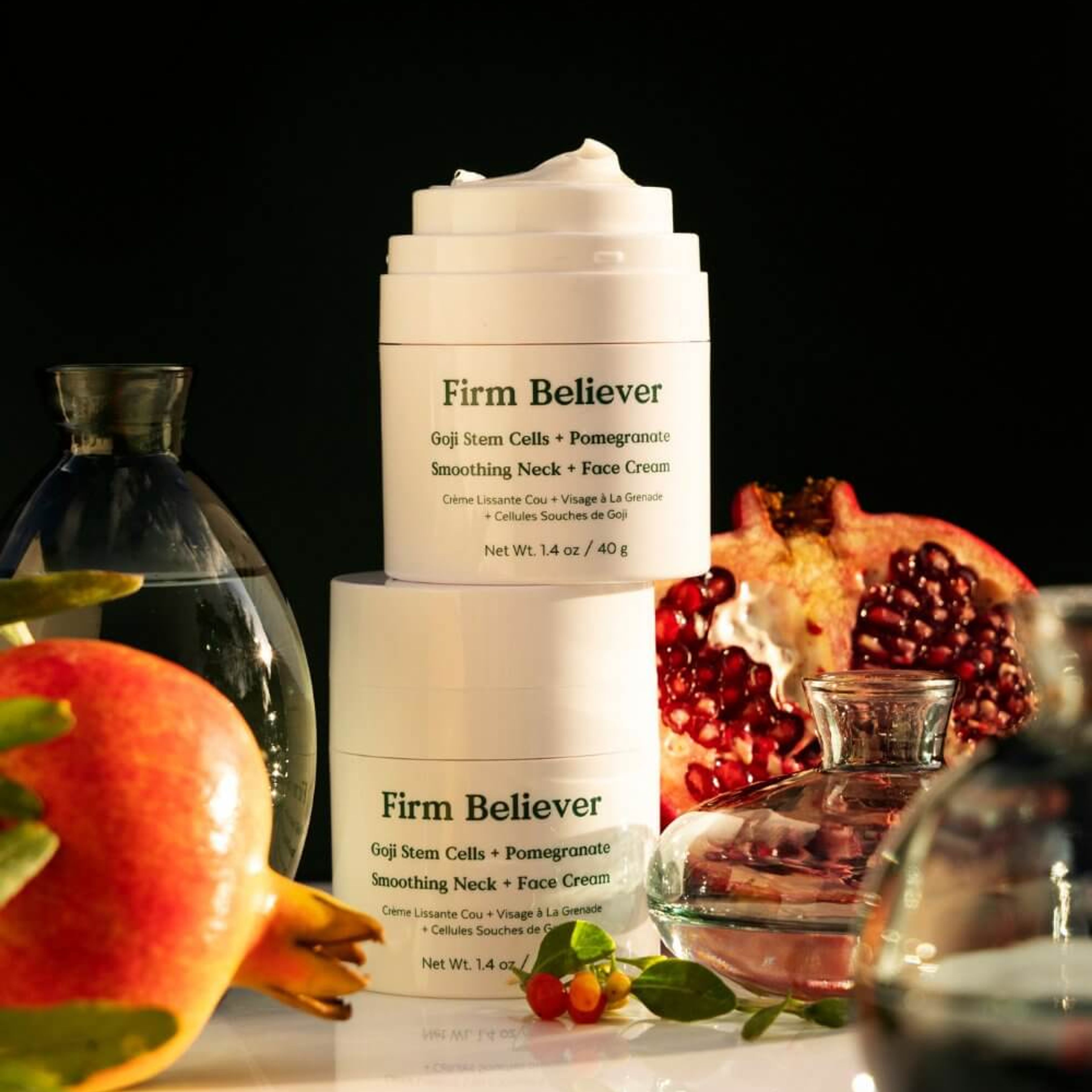Firm Believer Goji Stem Cell + Pomegranate Smoothing Neck + Face Cream