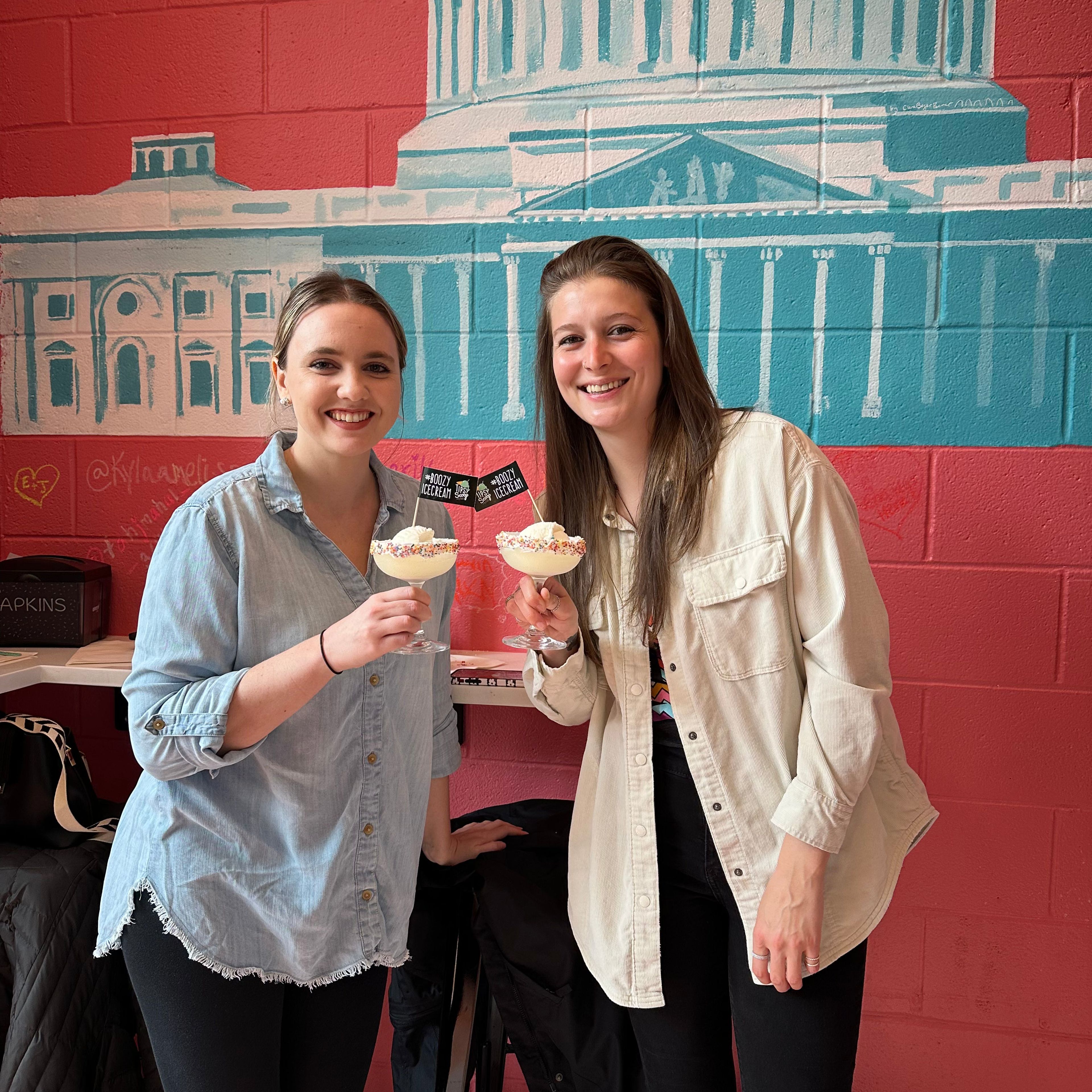 Monuments & Mimosas Ice Cream Cocktail Class