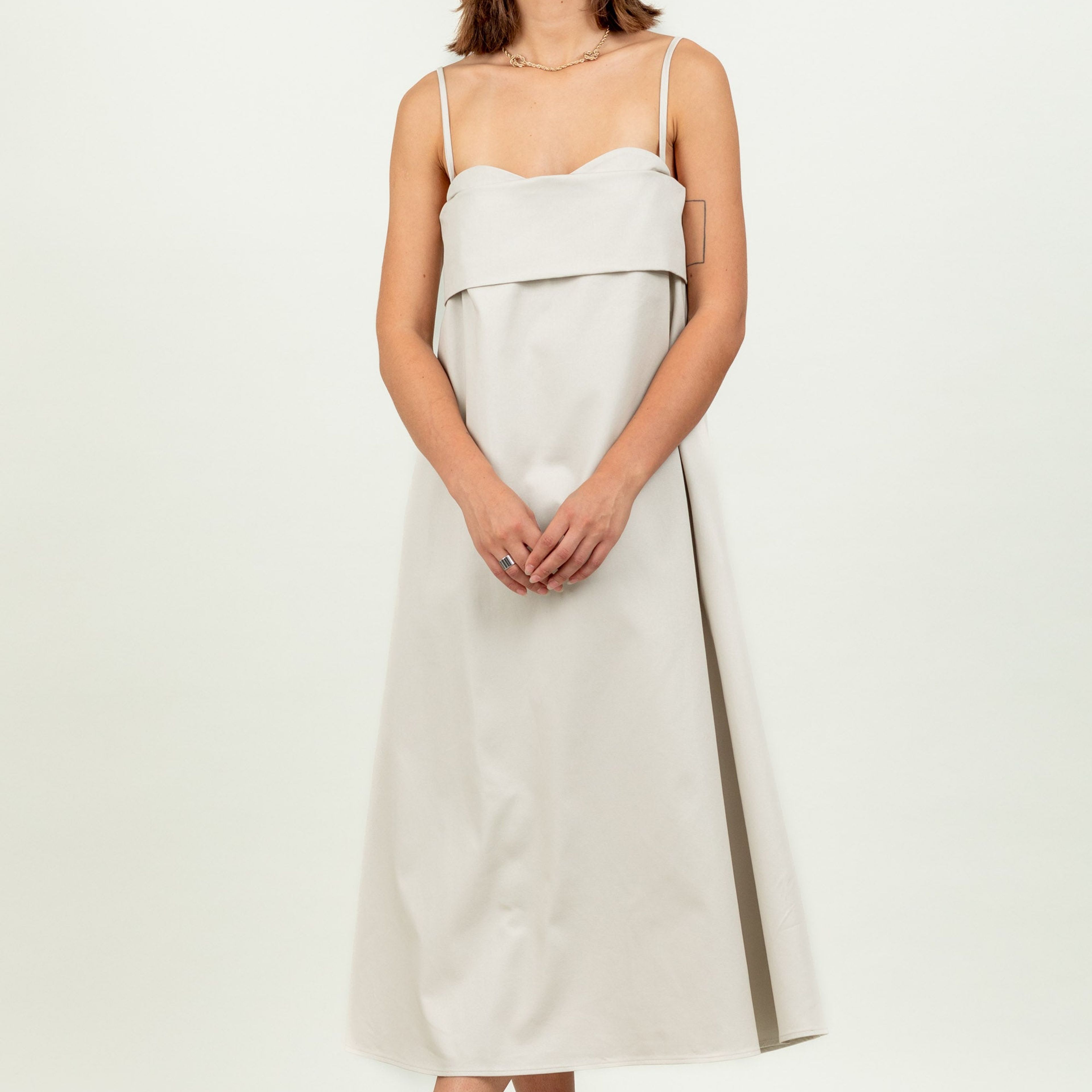 Verona Dress 2.0 Long -  Organic Cotton Twill