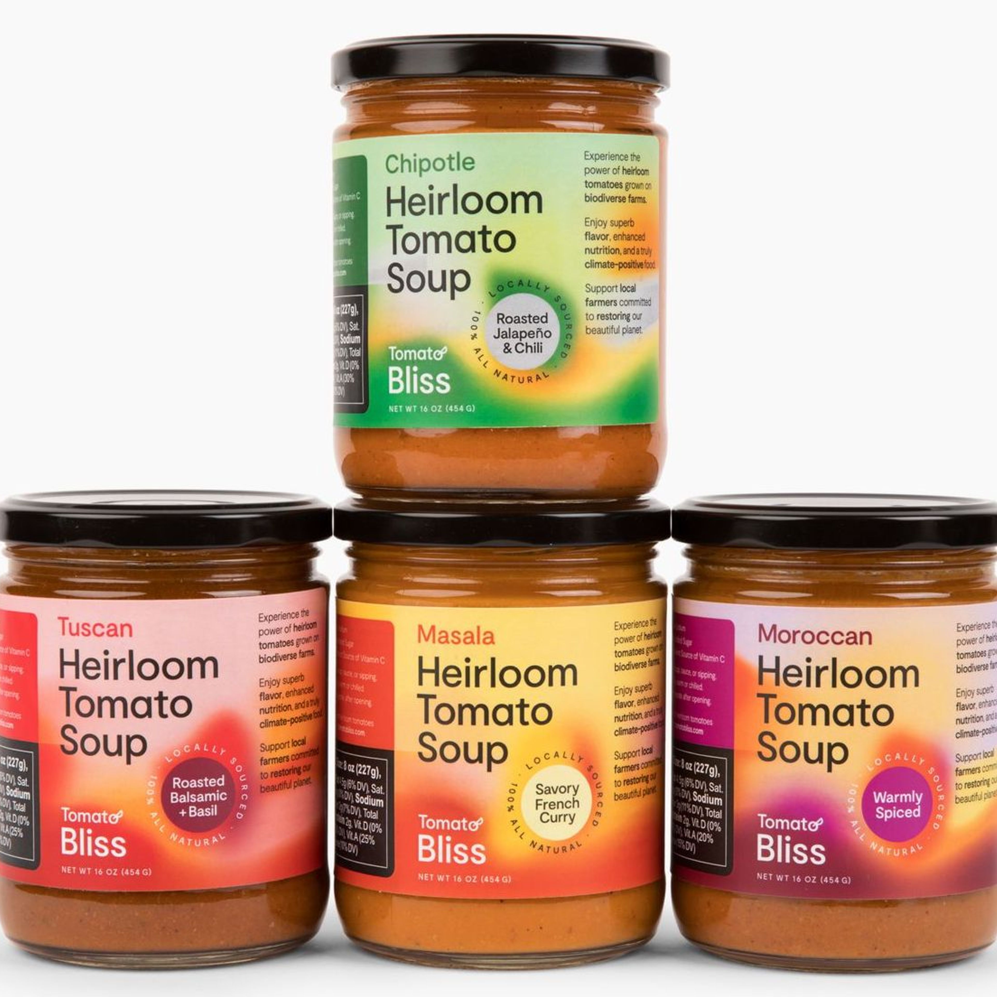 Heirloom Tomato Soup Sampler (4-Pack Set)