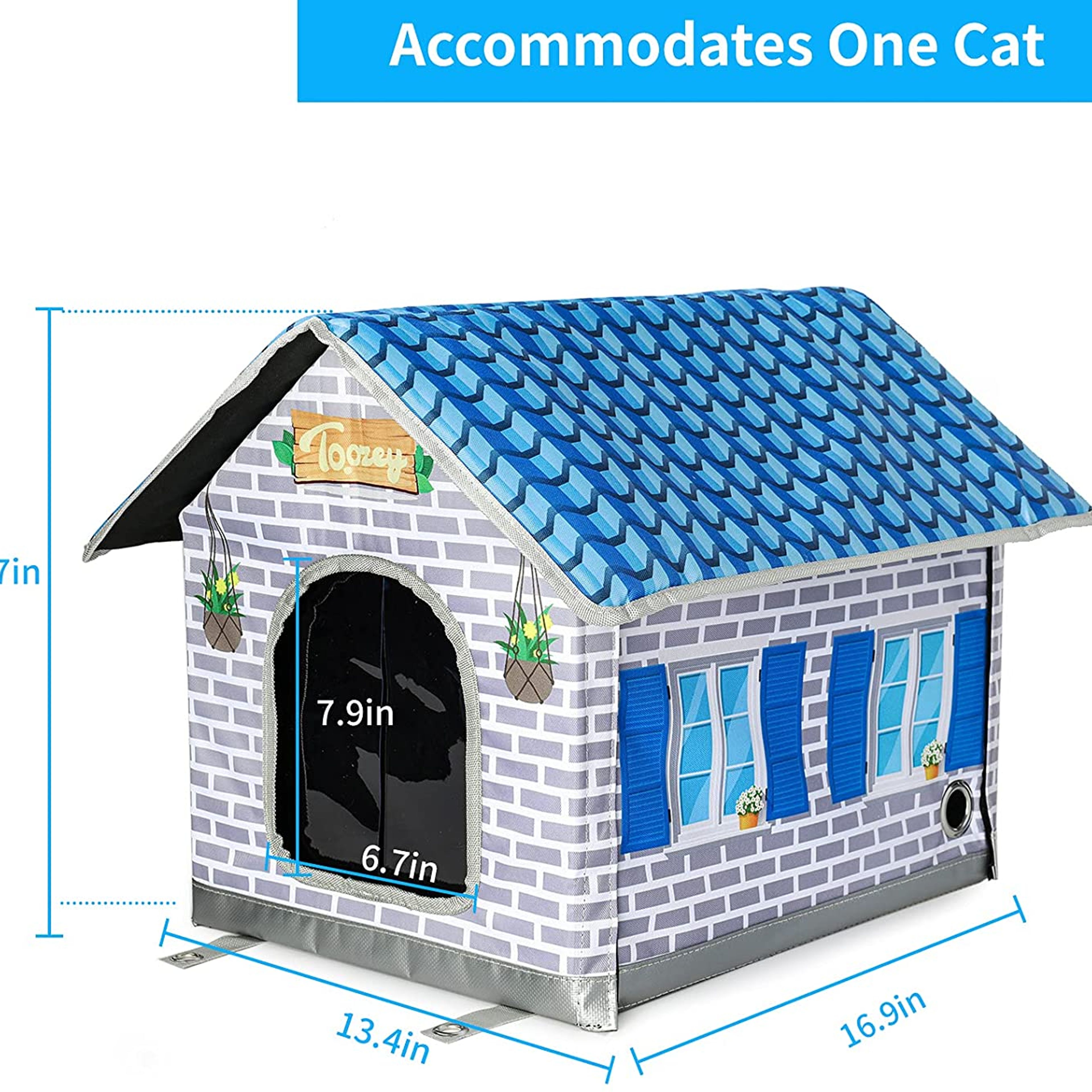 Heated Cat House for Winter, Indoor
