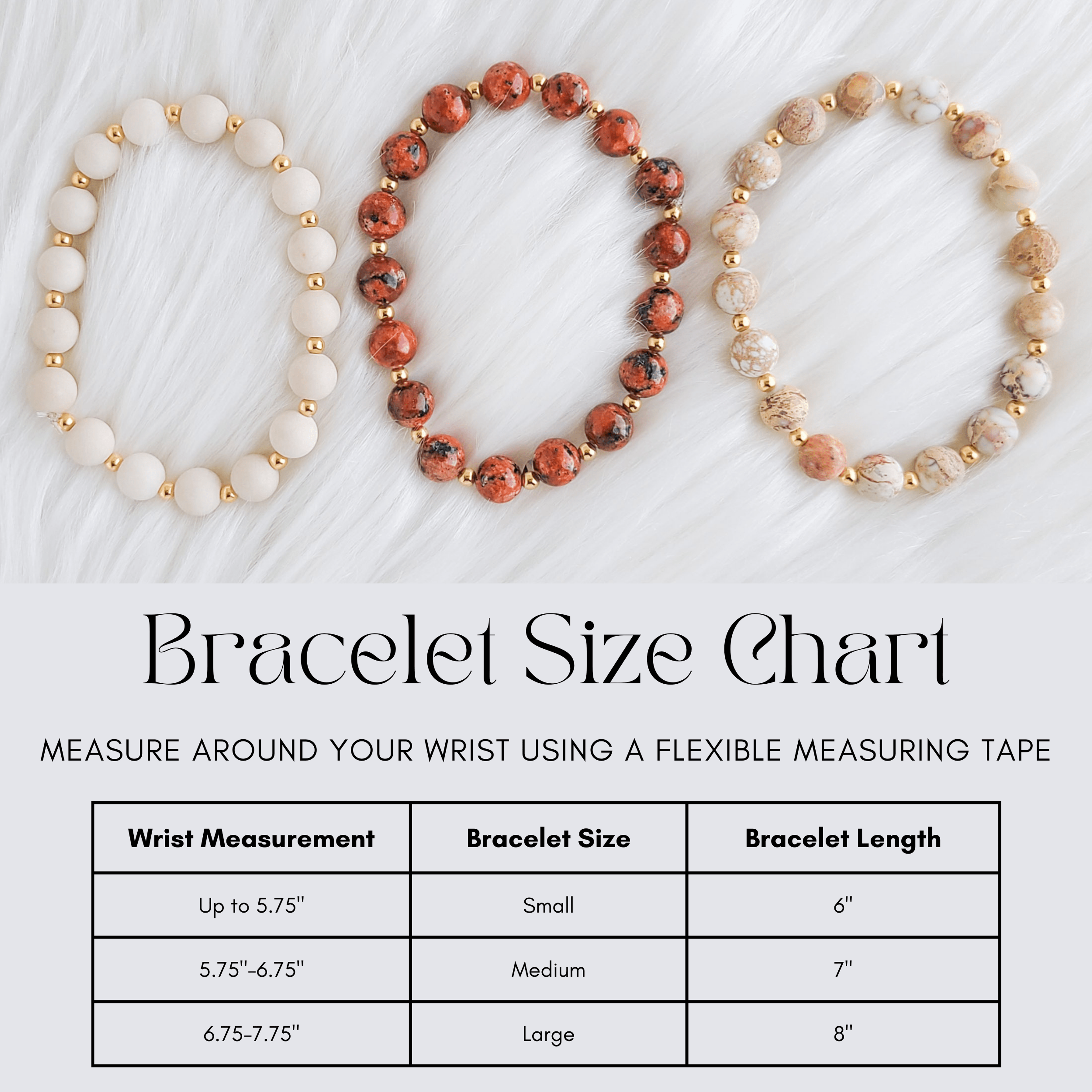 Fall Gemstone Bracelet Set (Warm)