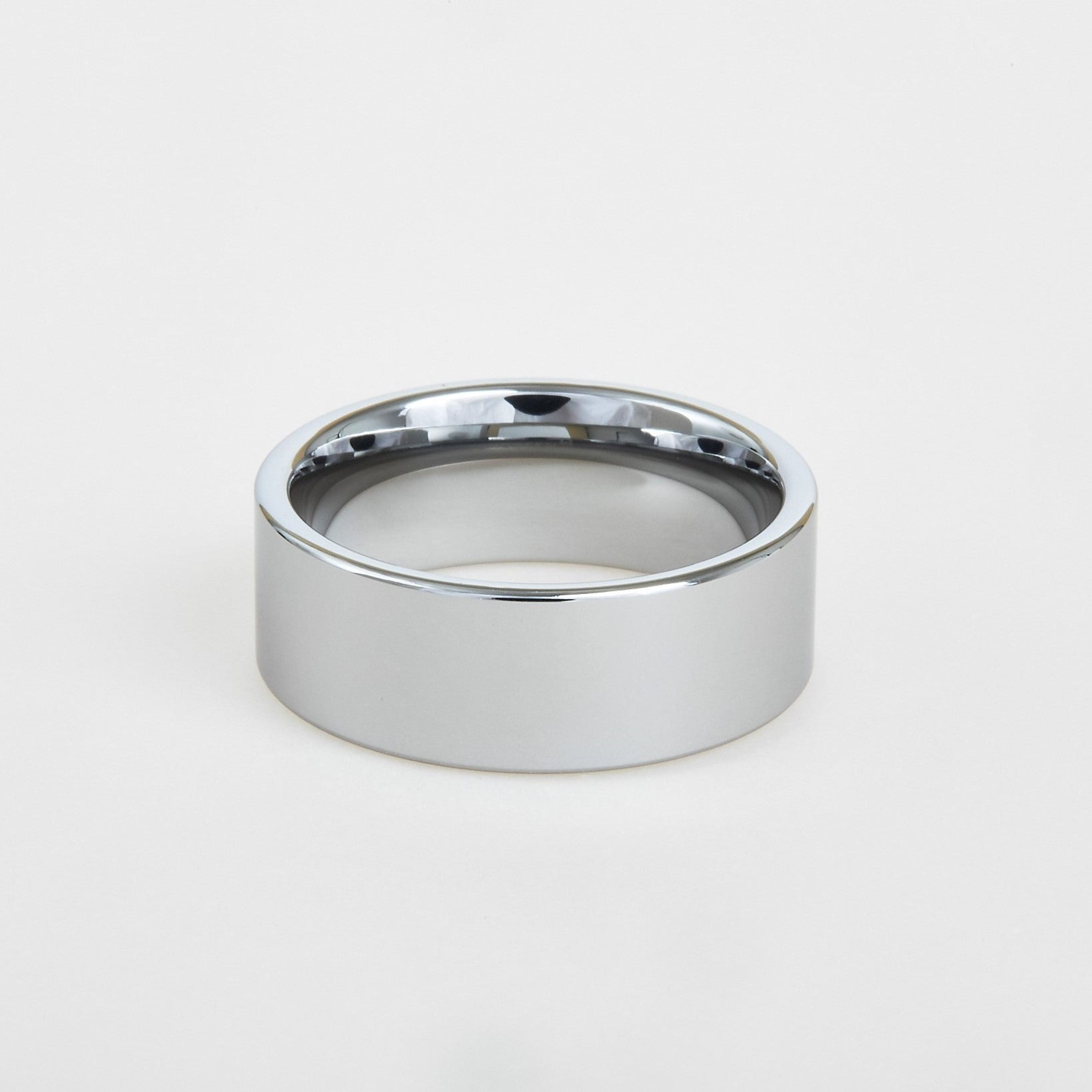The Tungsten Flat Polished 8mm - FINAL SALE