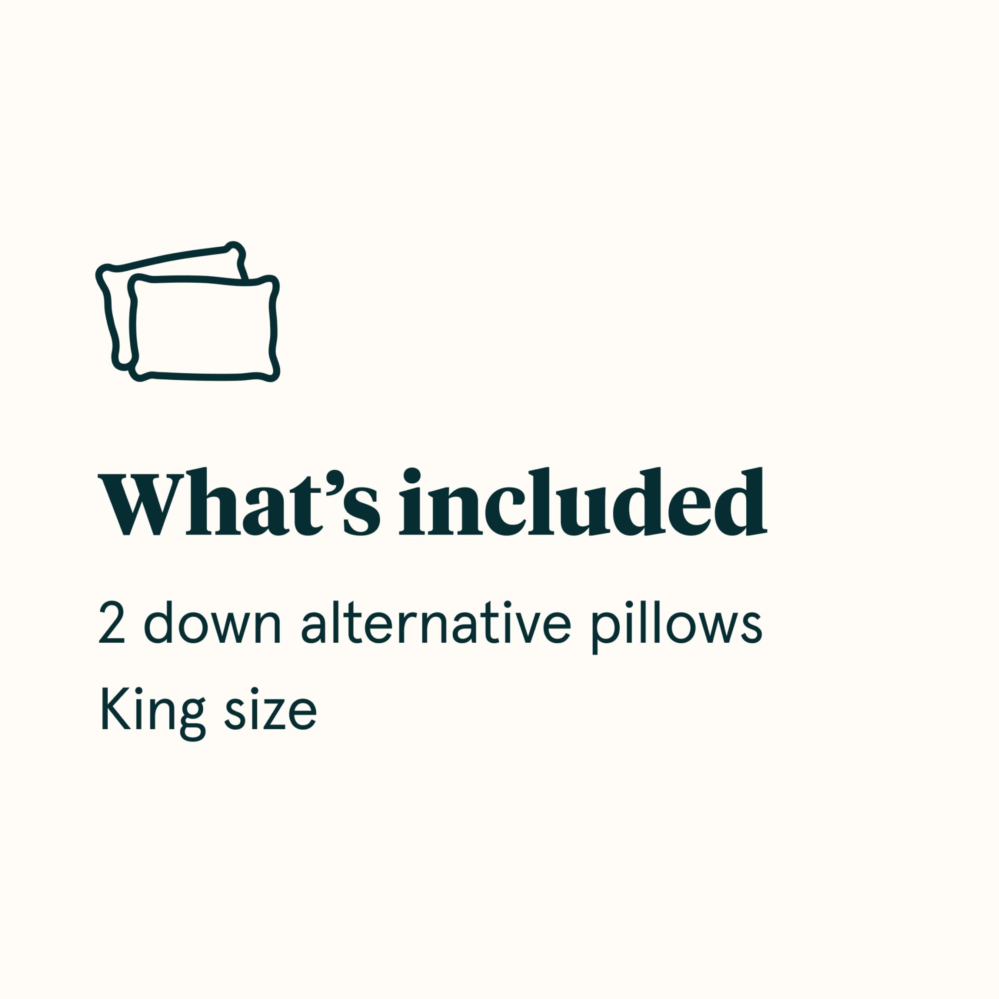 Down Alternative Pillow Set