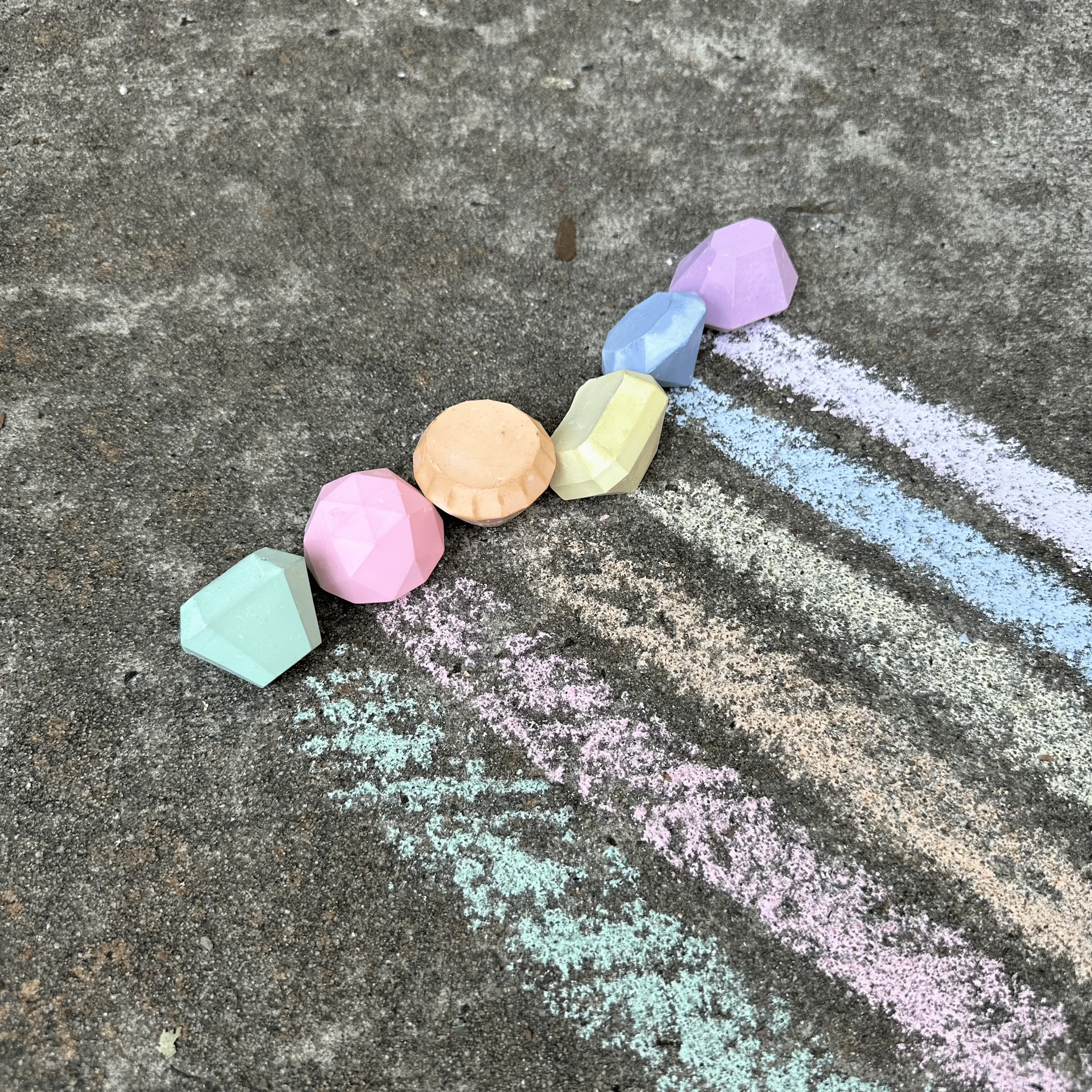 Gemstones - Handmade Sidewalk Chalk