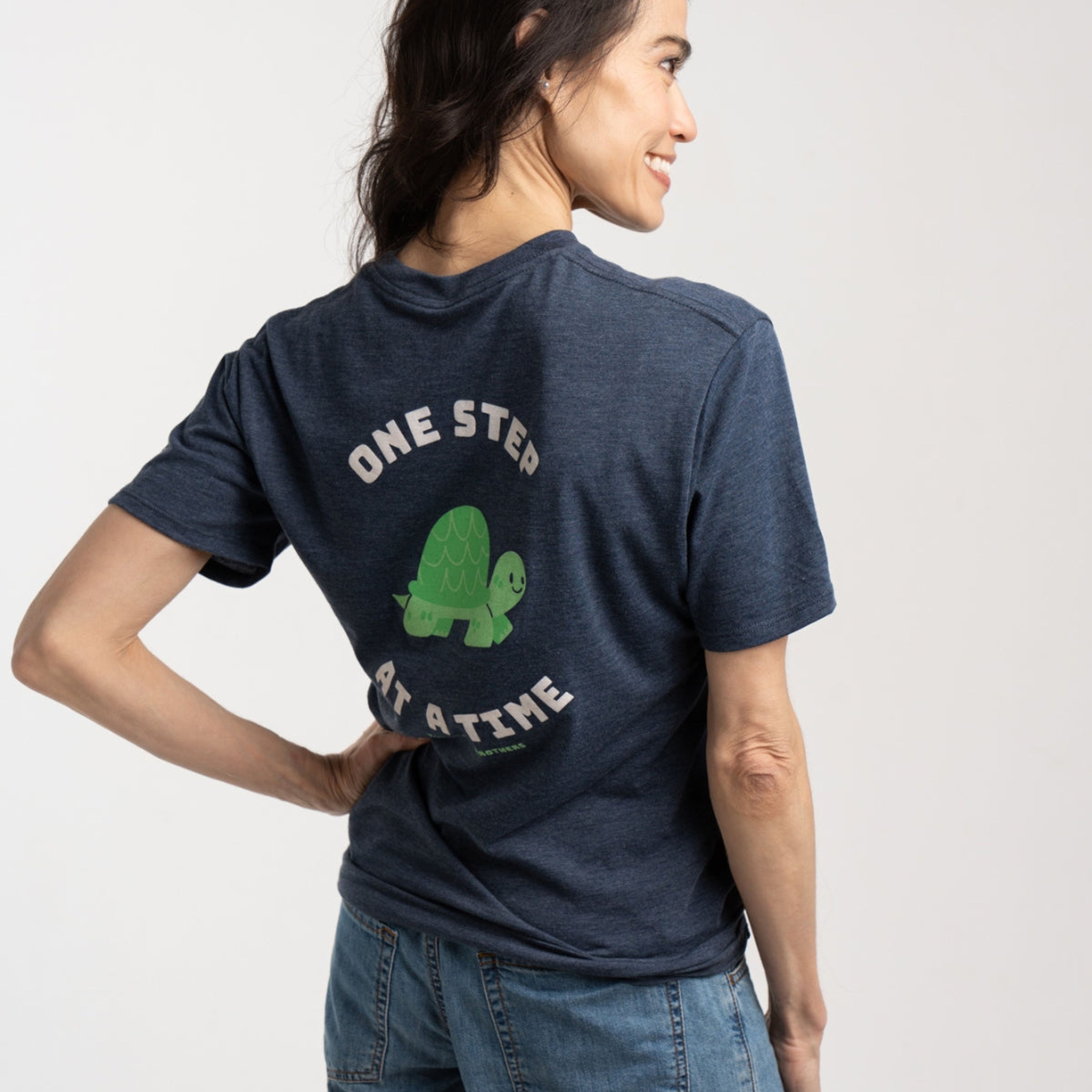 Women's "One Step at a Time" Graphic Crewneck