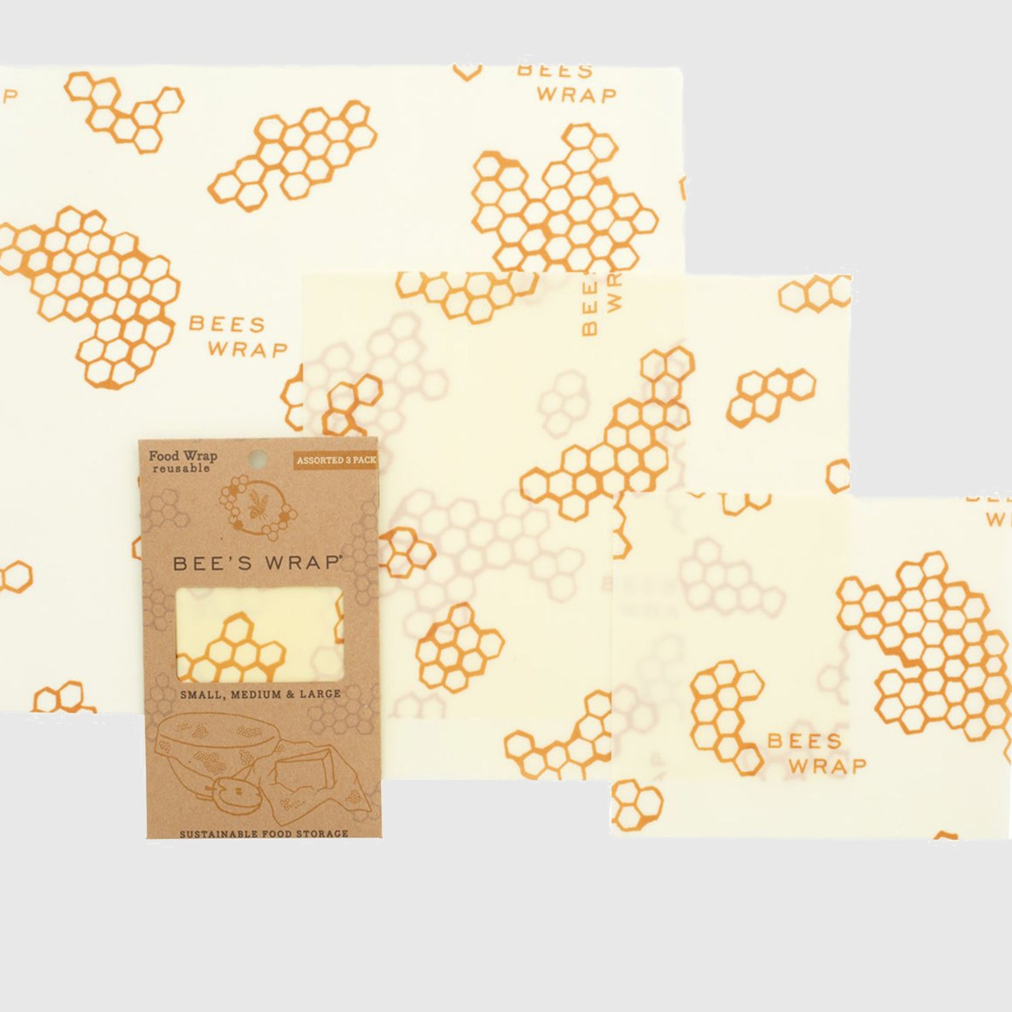 Honeycomb Reusable Food Wrap 3-Pack