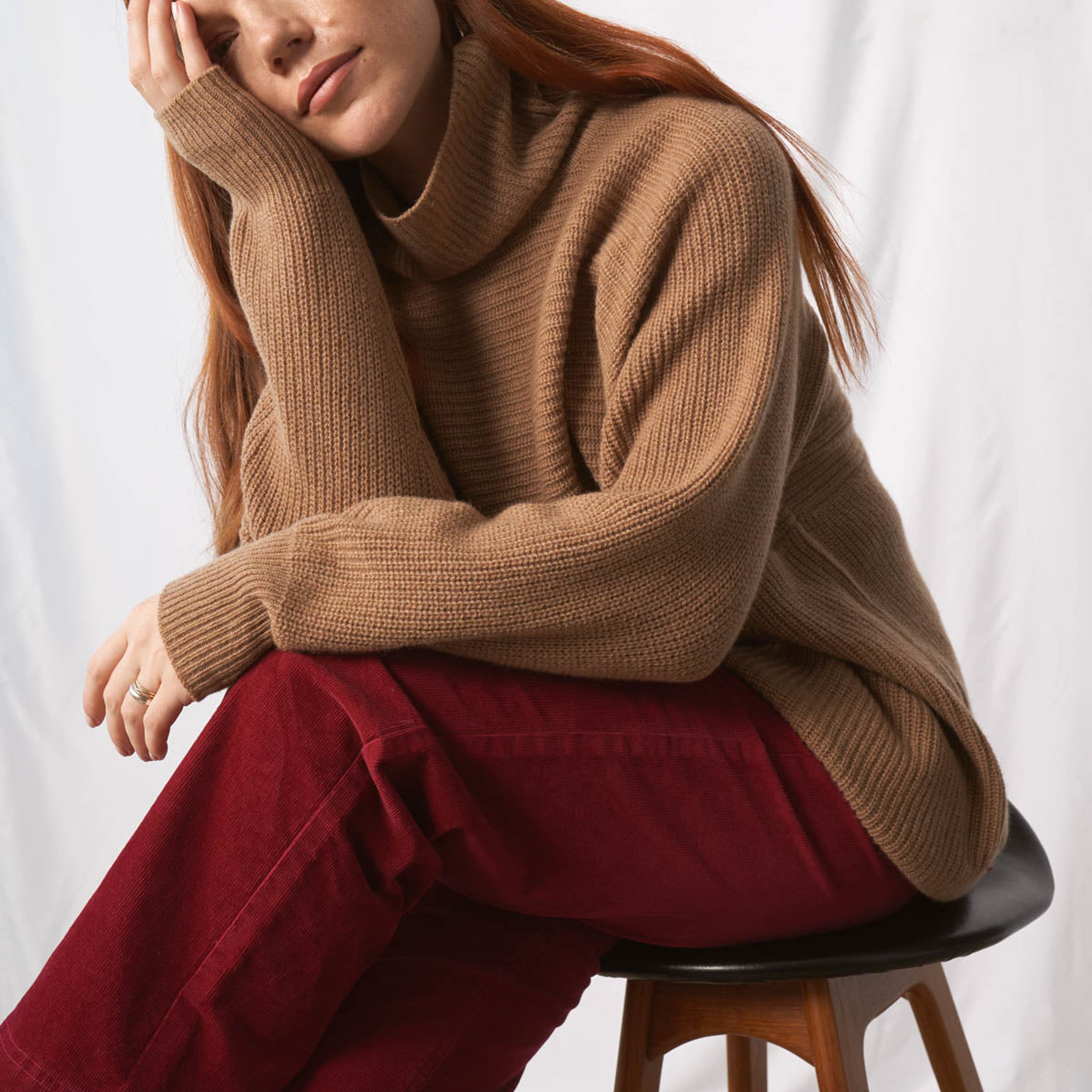 Recycled Cashmere Turtleneck