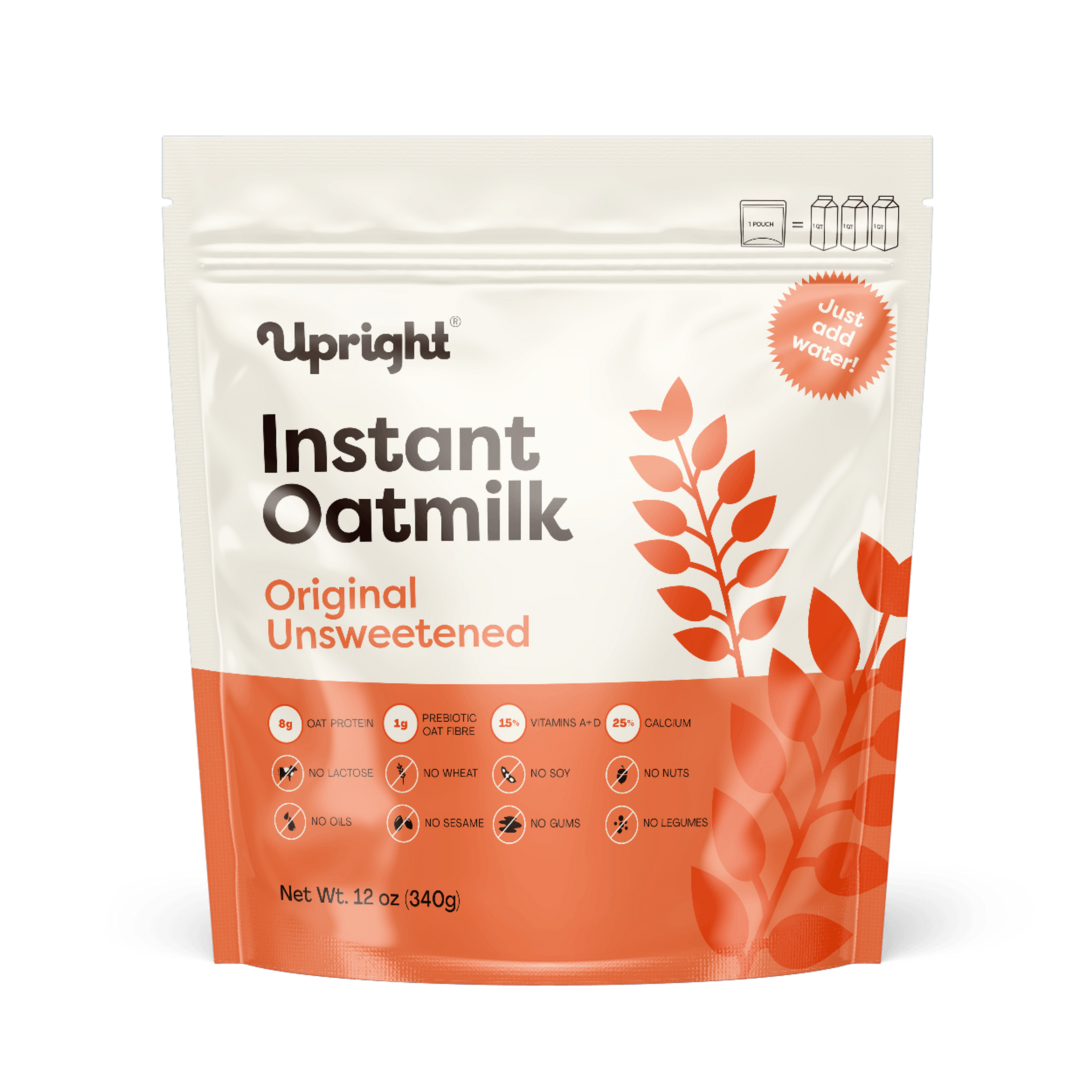 High-Protein Instant Oatmilk - Original Unsweetened (Bulk Format)