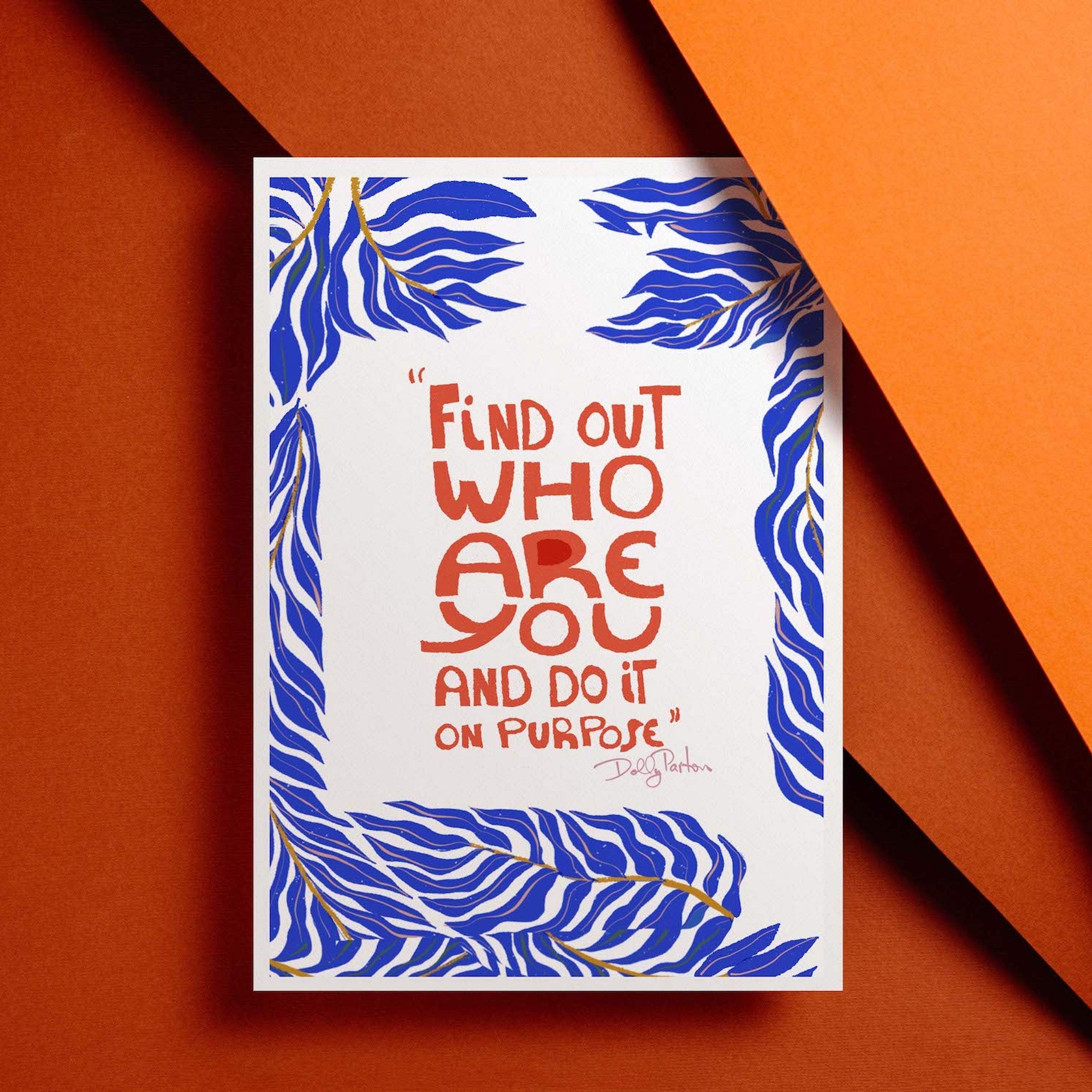Finding Who You Are Print, Self Discovery Inspiration, Badass Advice, Dolly Parton inspired
