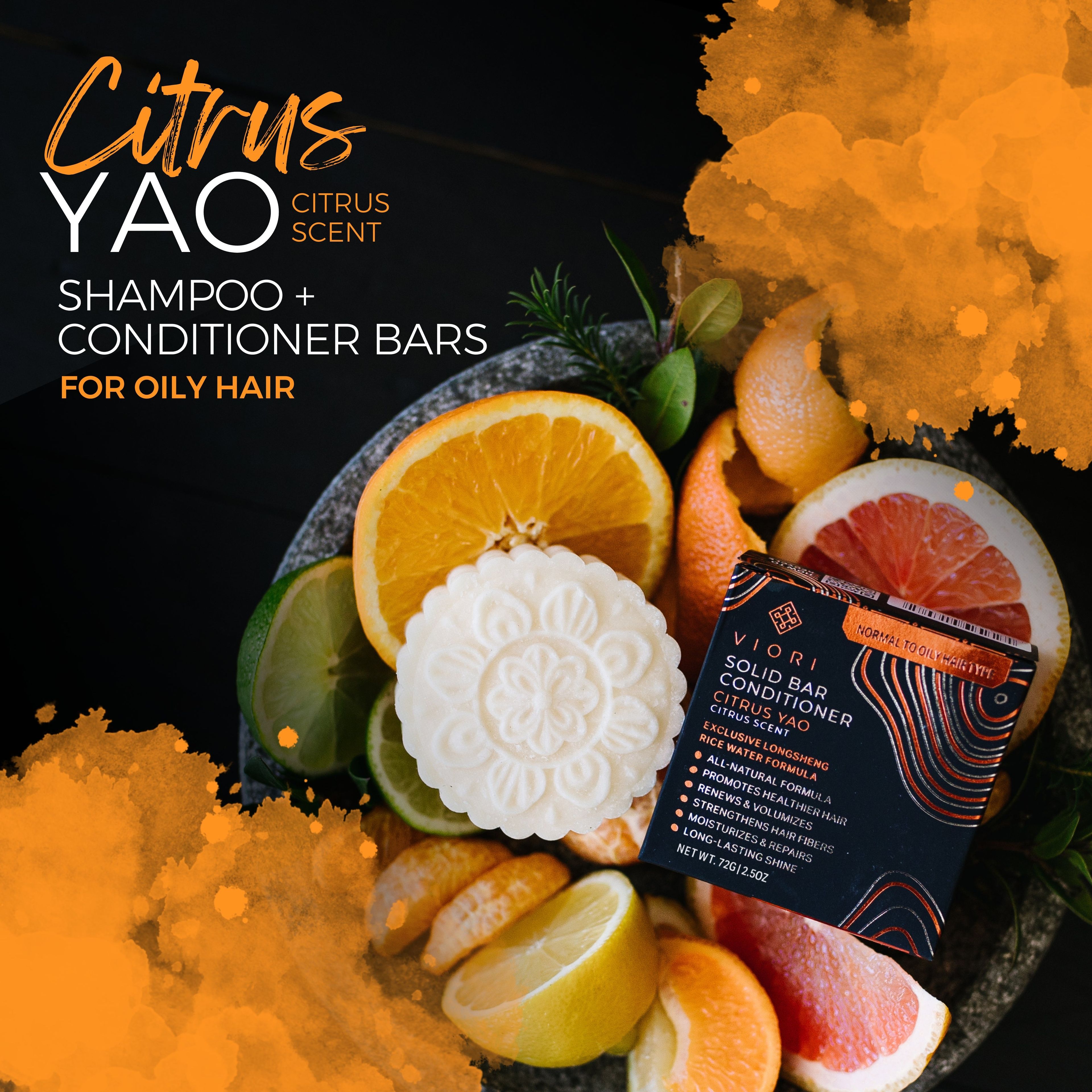 Conditioner Hair Bar Citrus Yao Citrus Scented *Normal to Oily Hair Types*