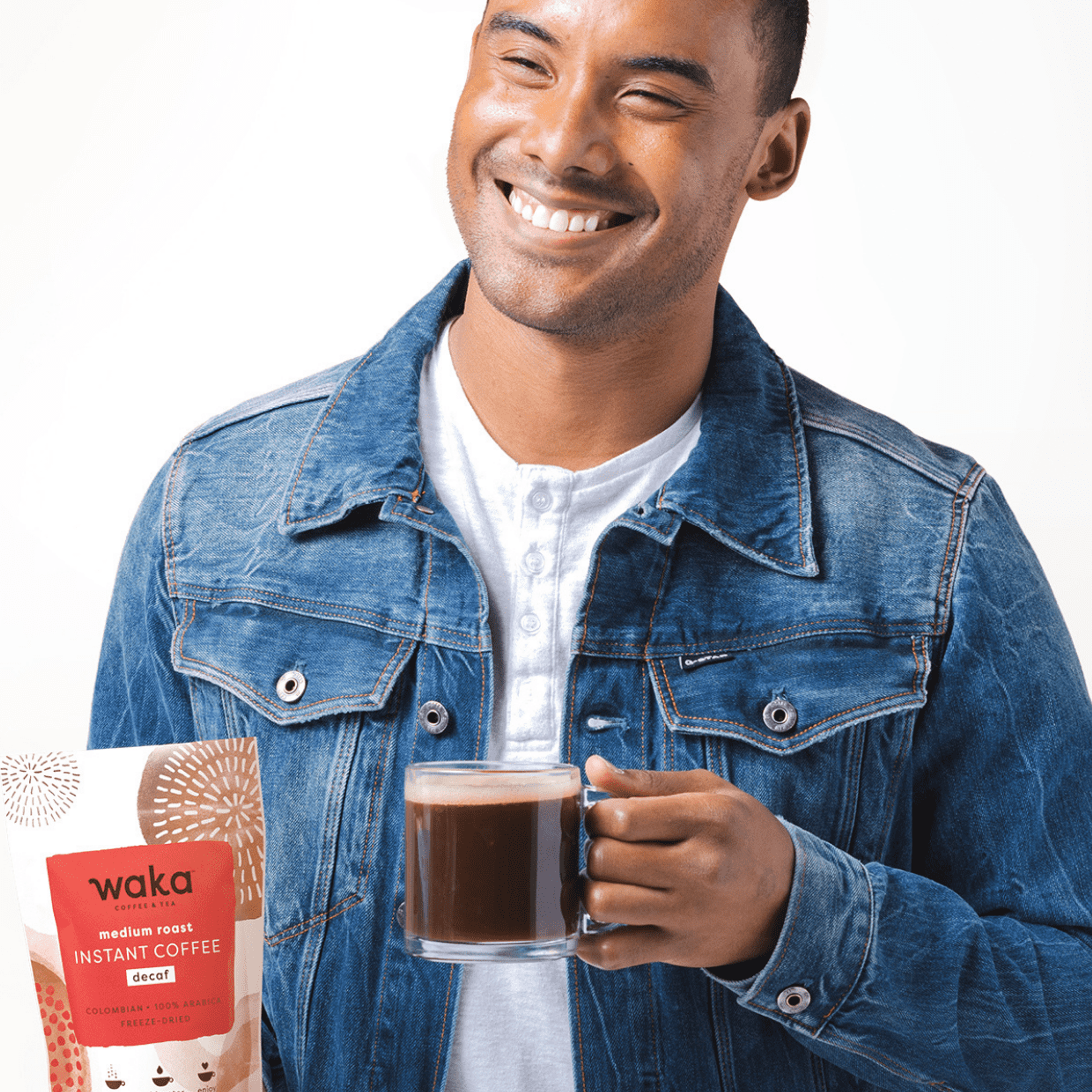 Medium Roast Colombian Decaffeinated Instant Coffee 3.5 oz Bag