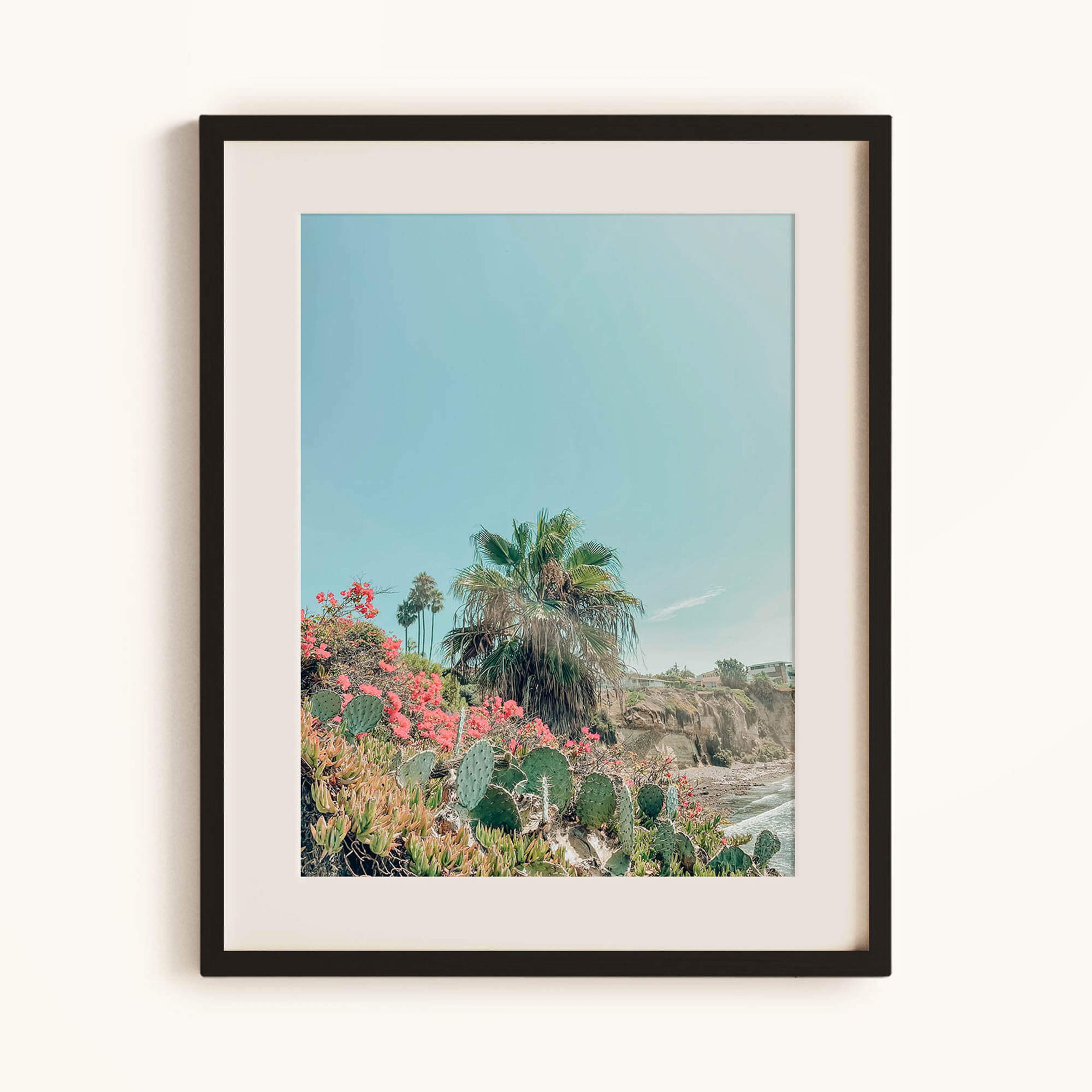 Prickly Pear by The Sea, California Print