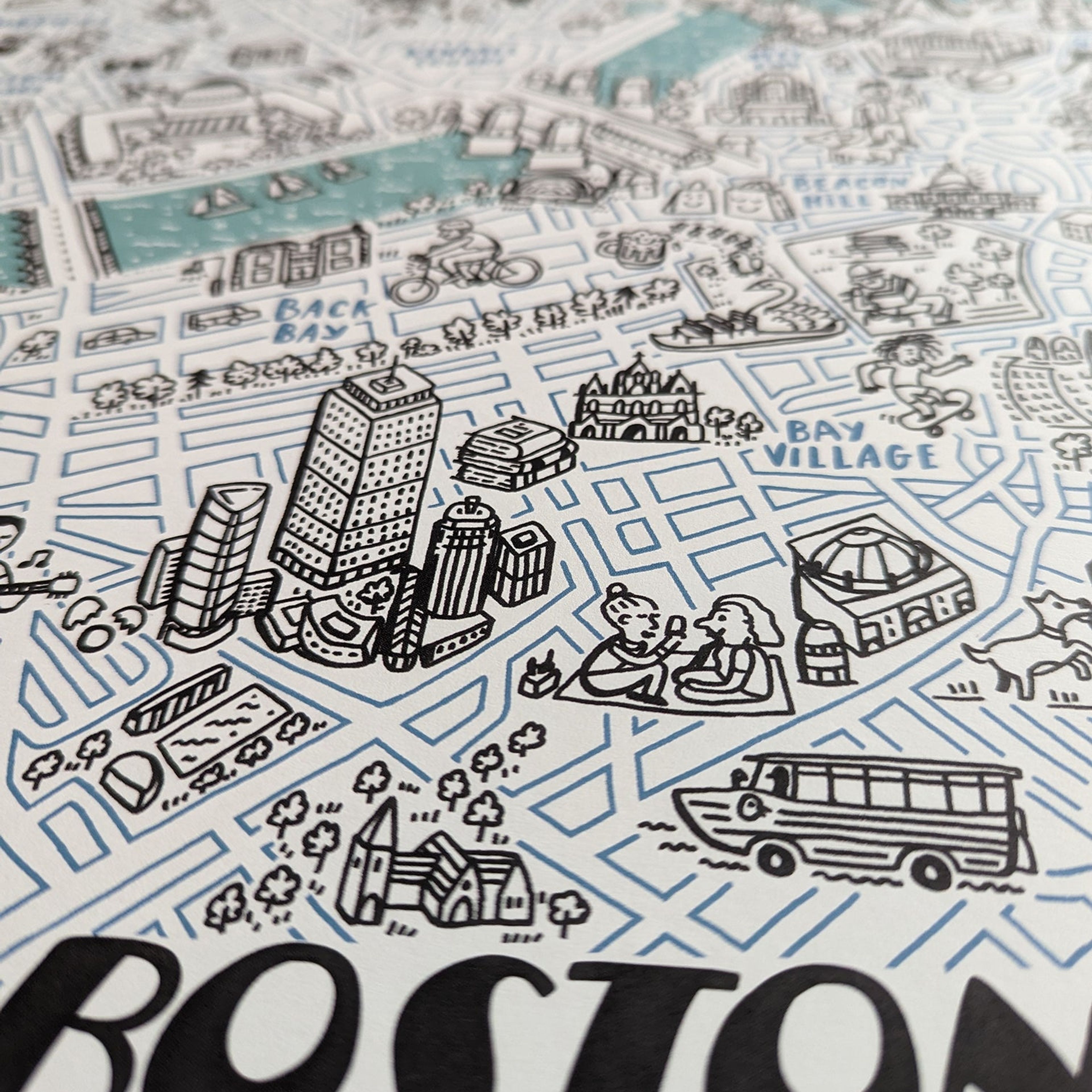 City of Boston Print