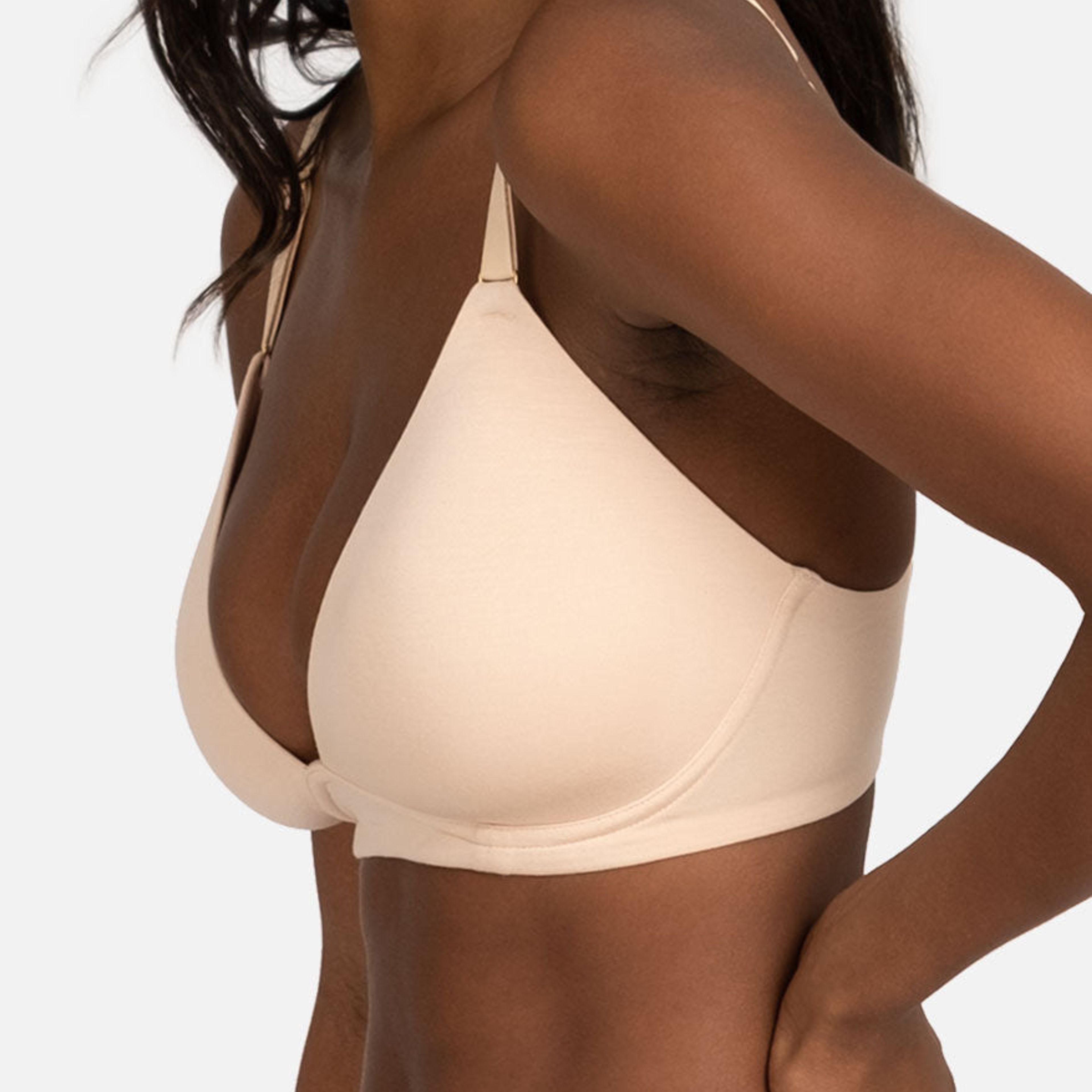 LIVELY The All-Day Plunge No-Wire Bra Trio: Rich Olive/Jet Black/Toasted  Almond on Marmalade