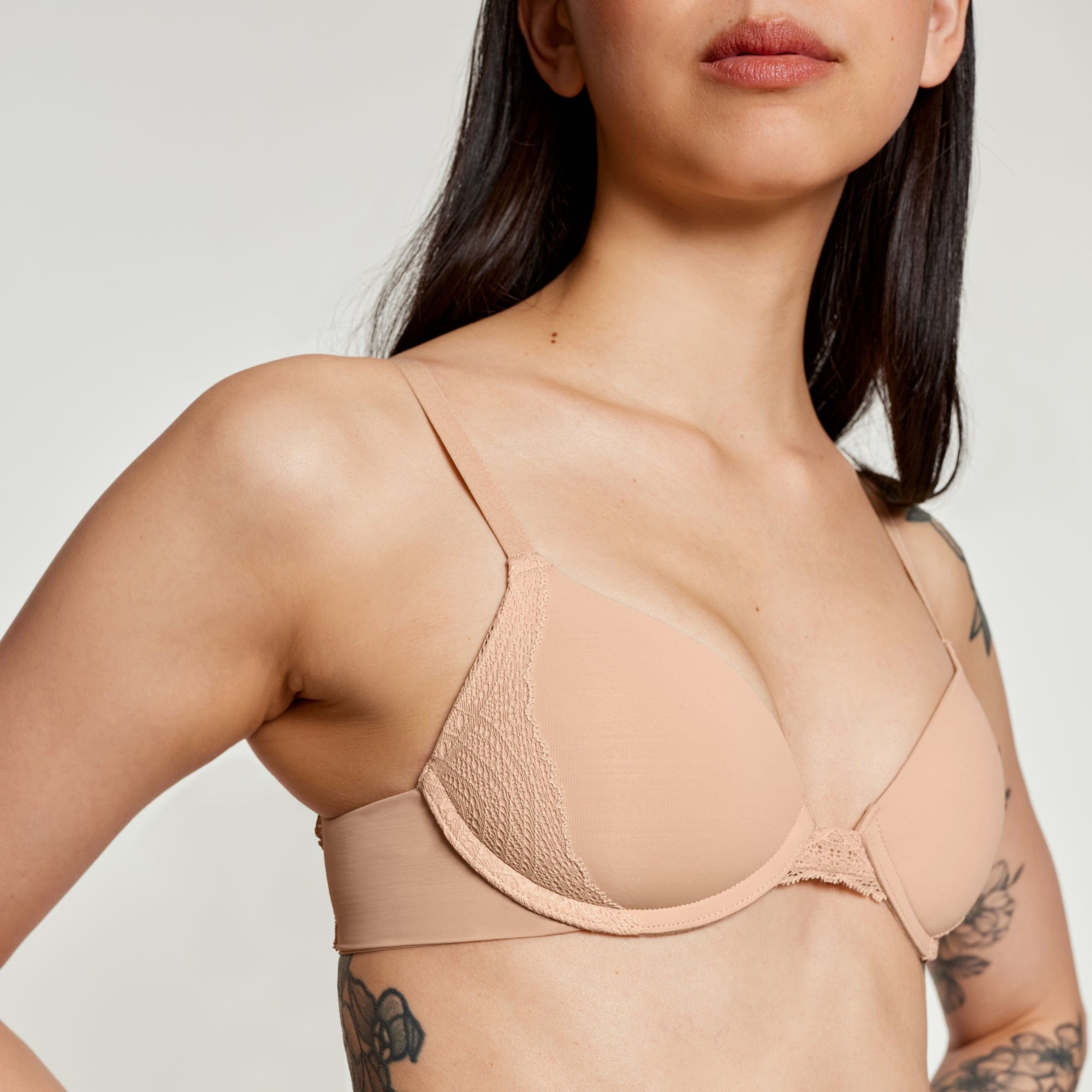 Signature Lace Deep V Bralette | In The Buff Lace