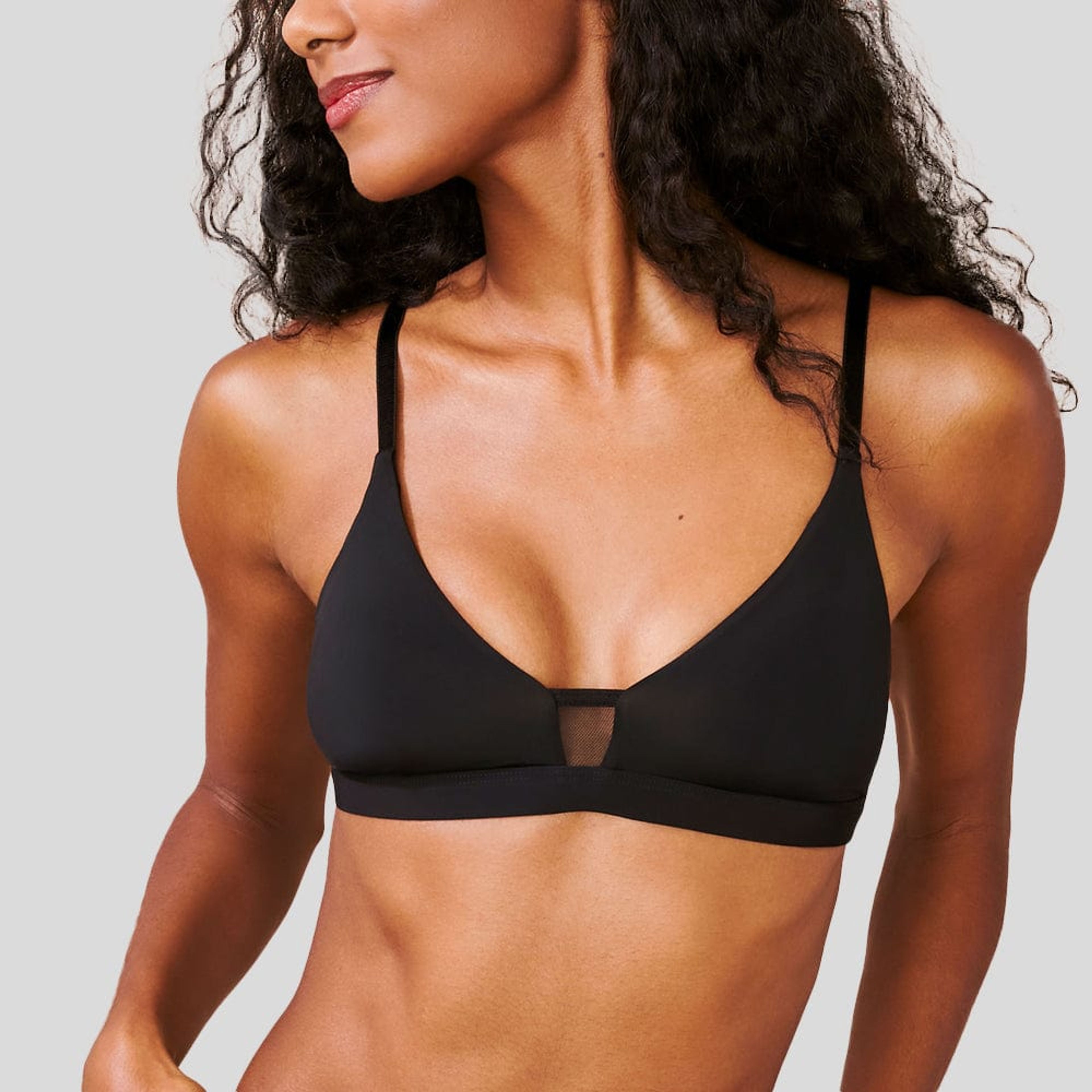 Pepper Limitless Wirefree Scoop Bra Black on Marmalade