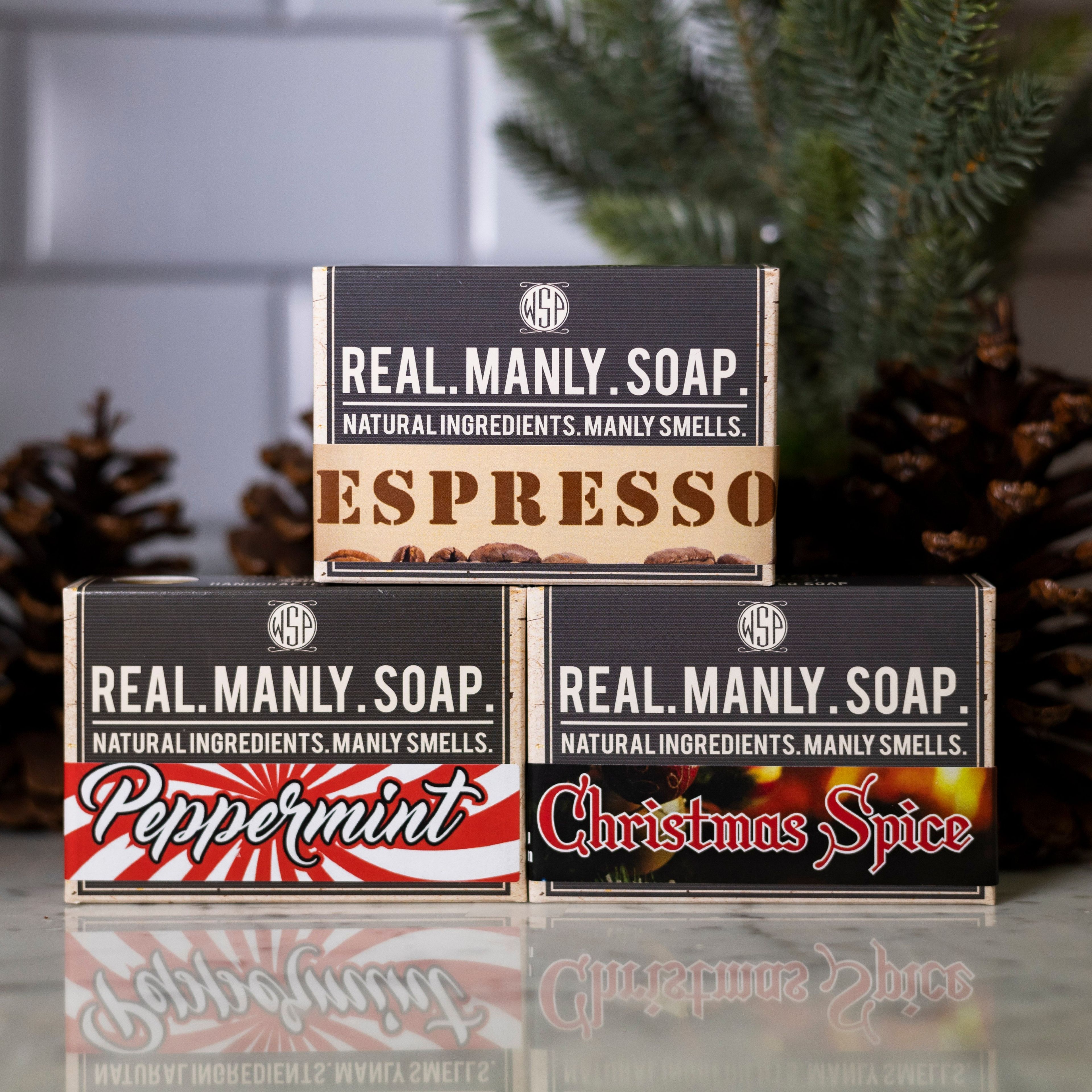 Winter Collection 3-Pack Castile Hand & Body Soap Bar
