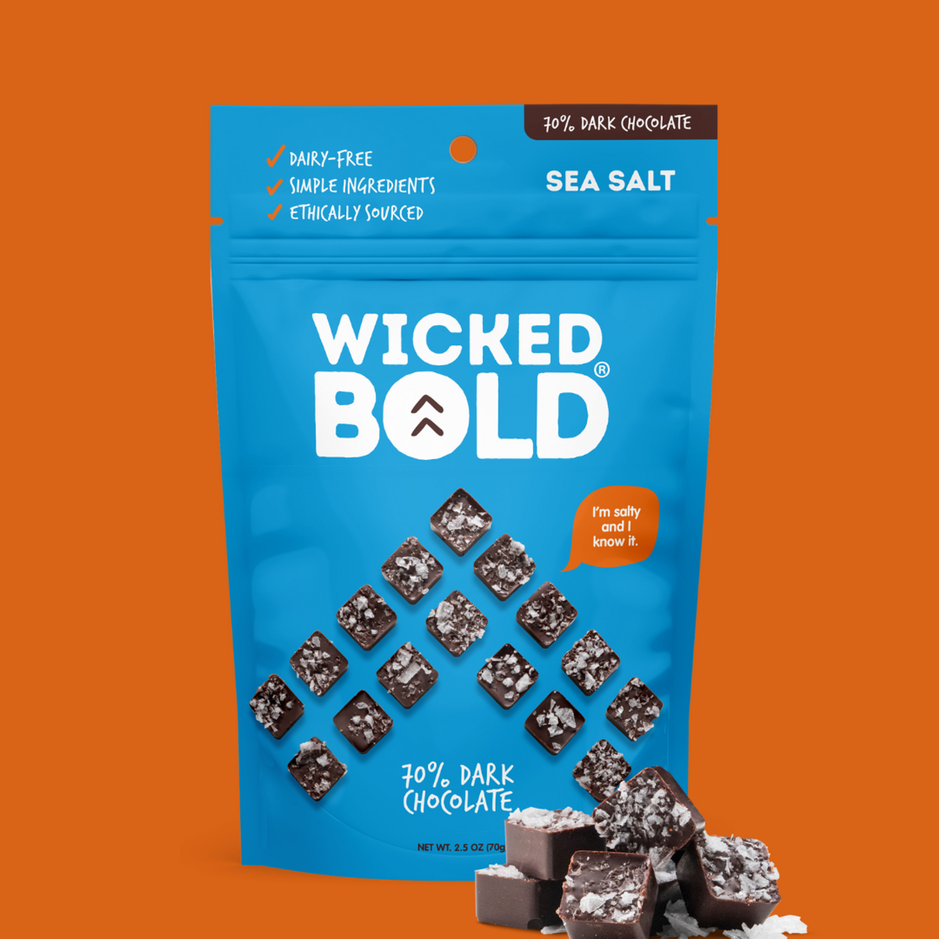 70% Sea Salt Chocolate (4 pack)