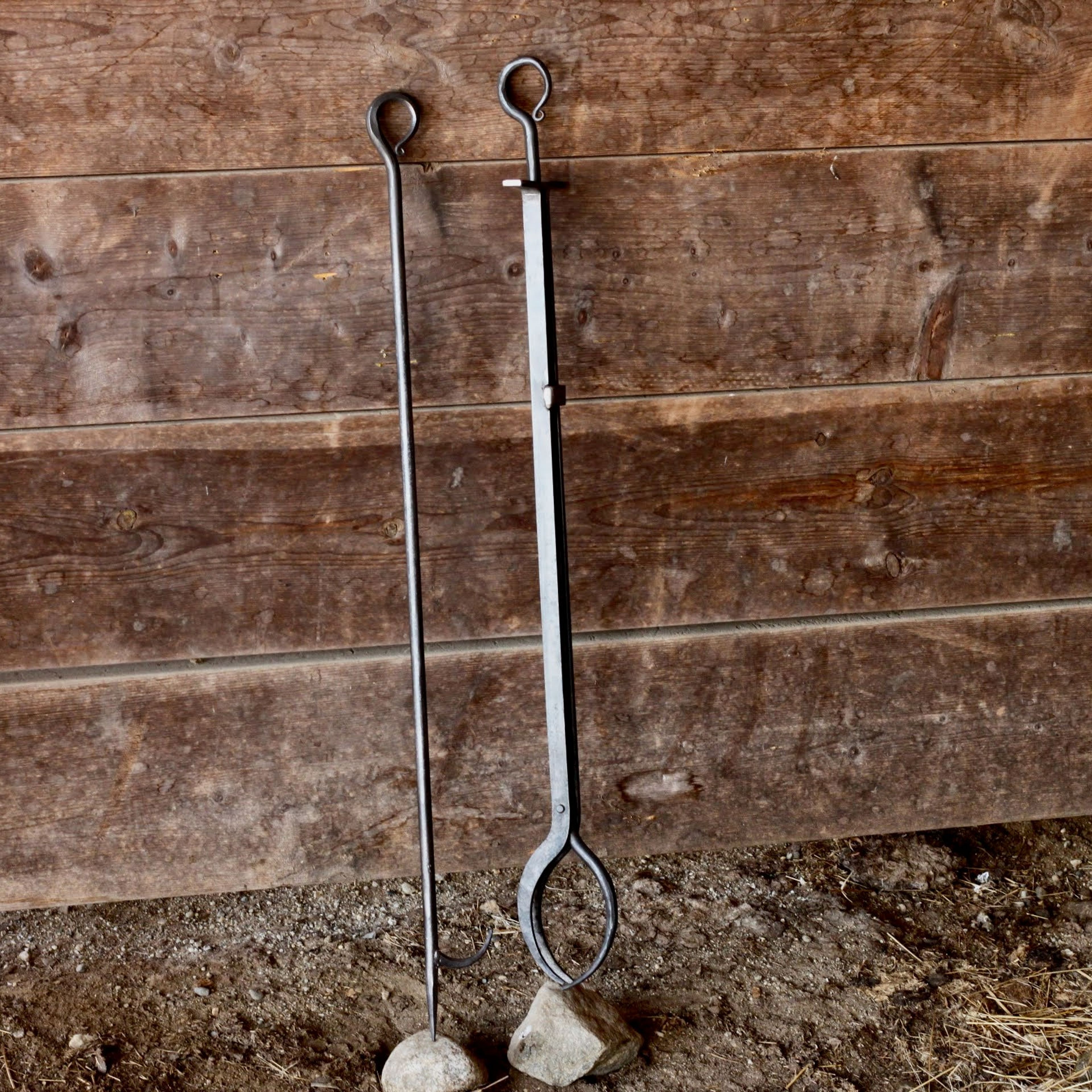Fireplace Tongs and Fire Poker