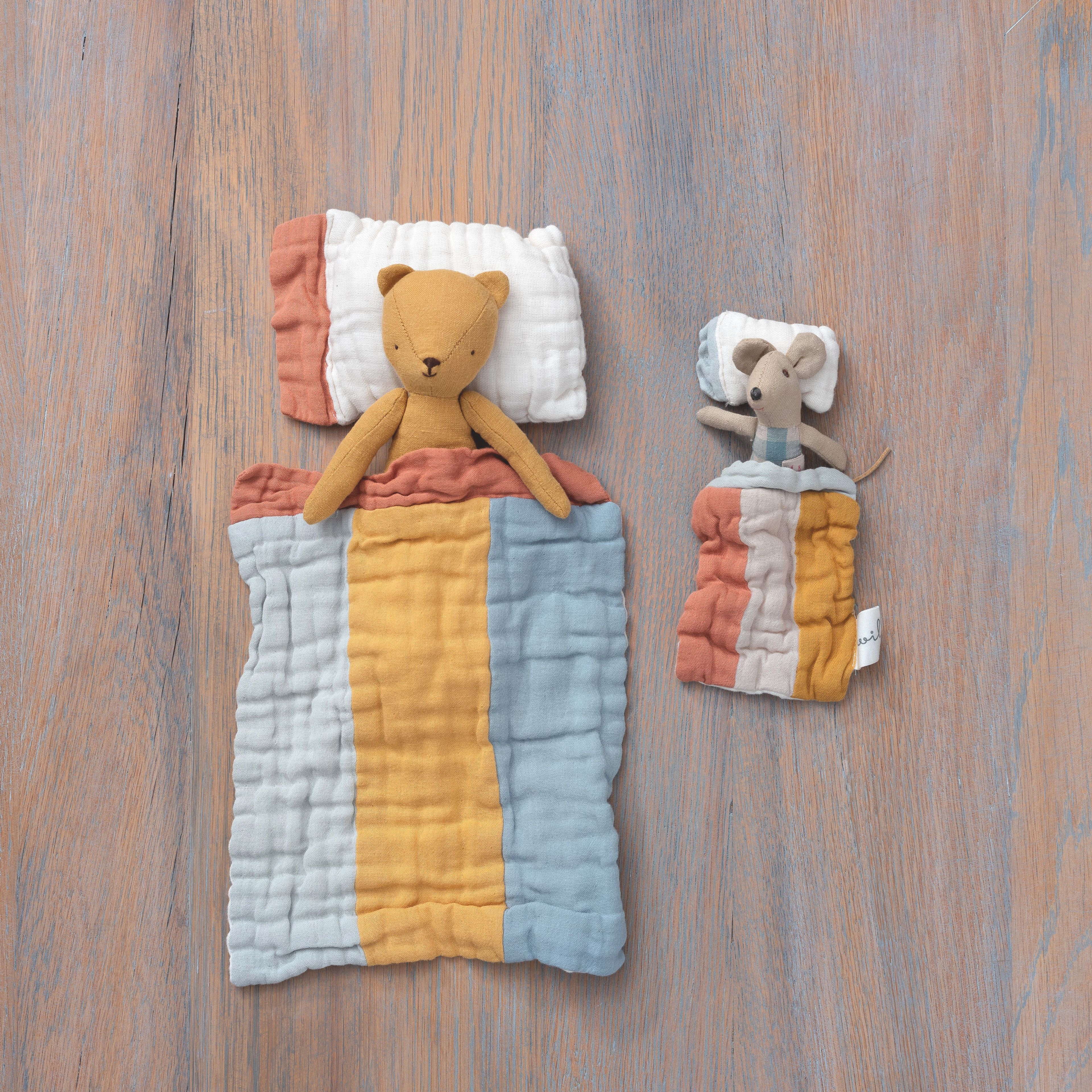 Doll Pillow And Blanket Set (2 Sizes)