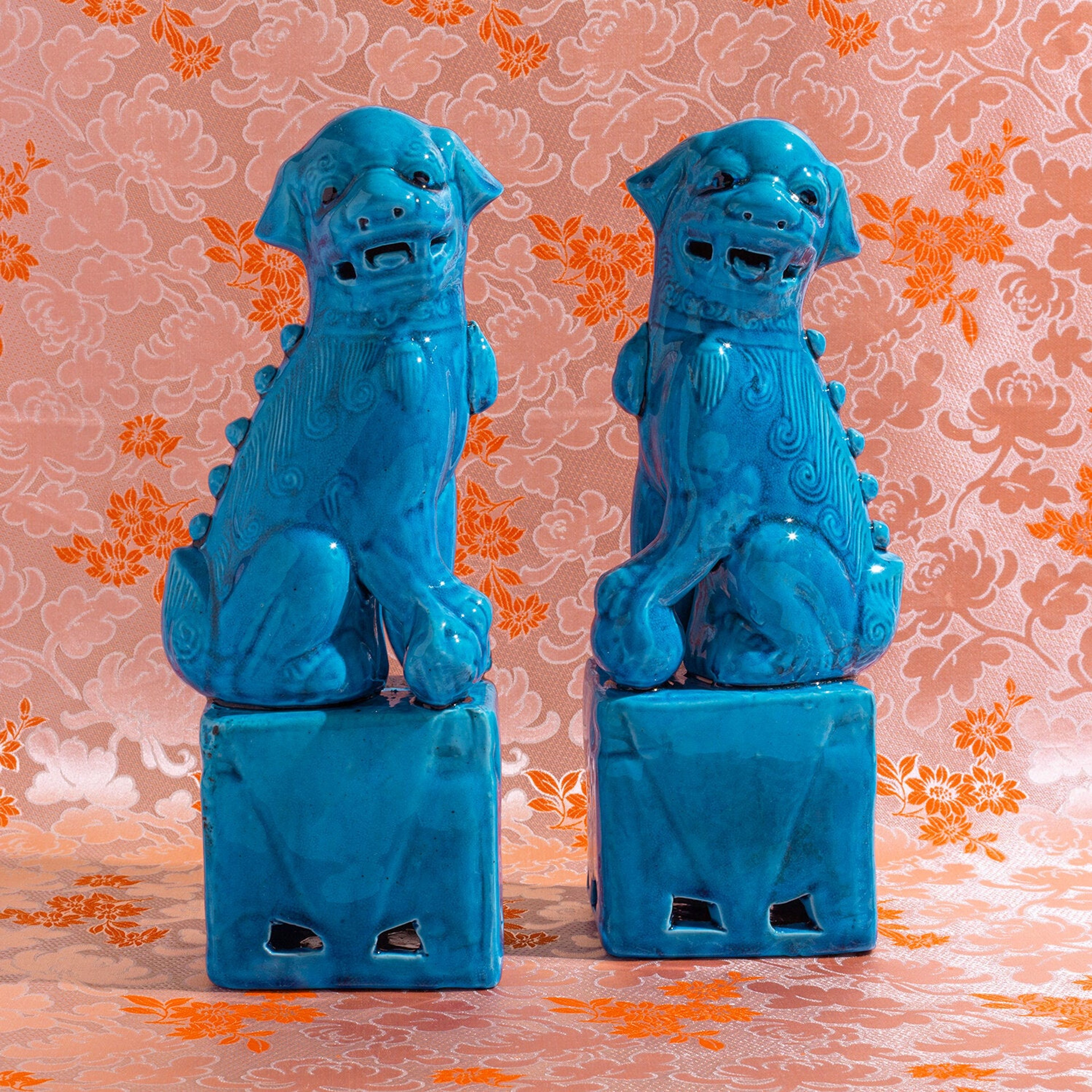 Turquoise Fu Dogs