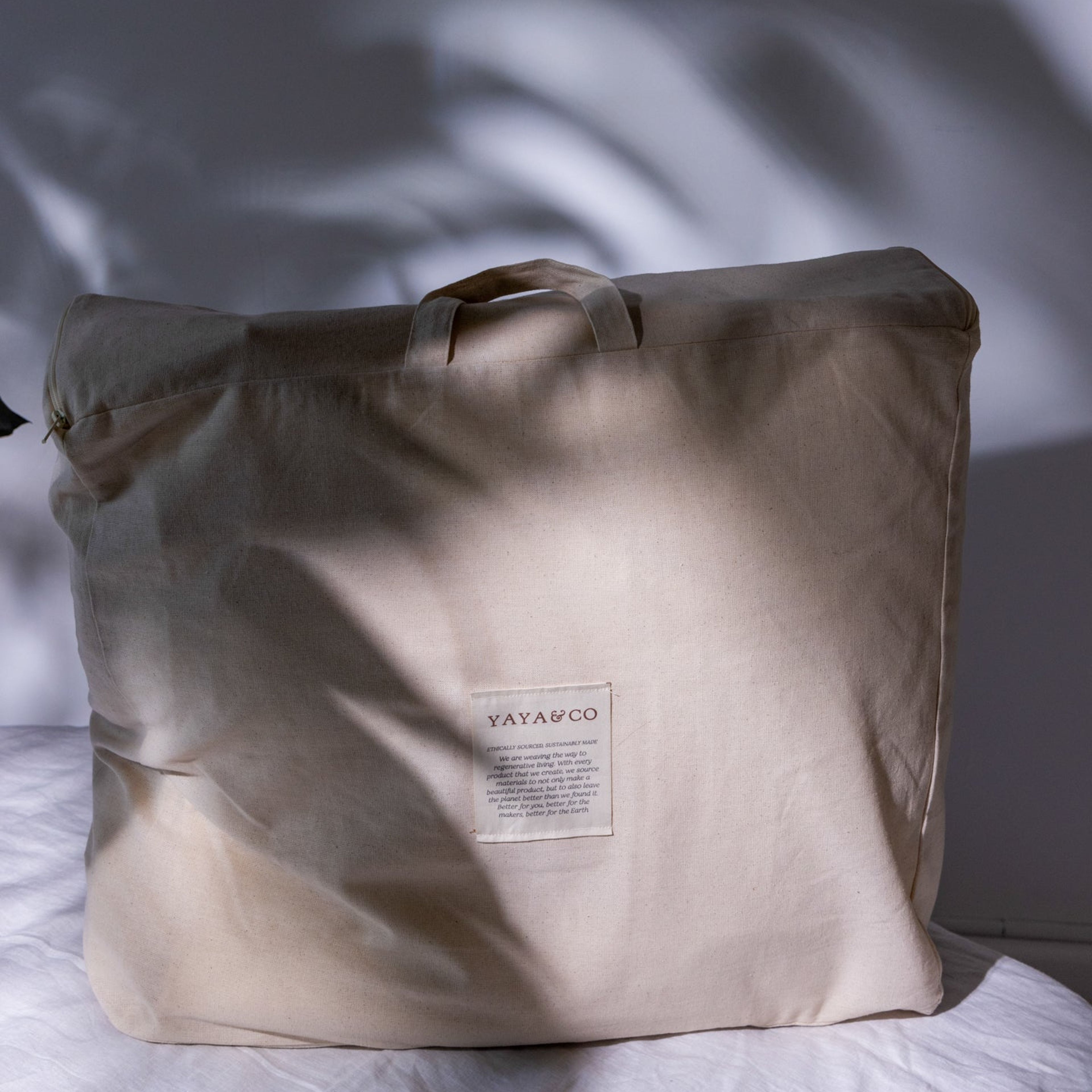 Pebbled Handstitched Organic Cotton Percale Quilt