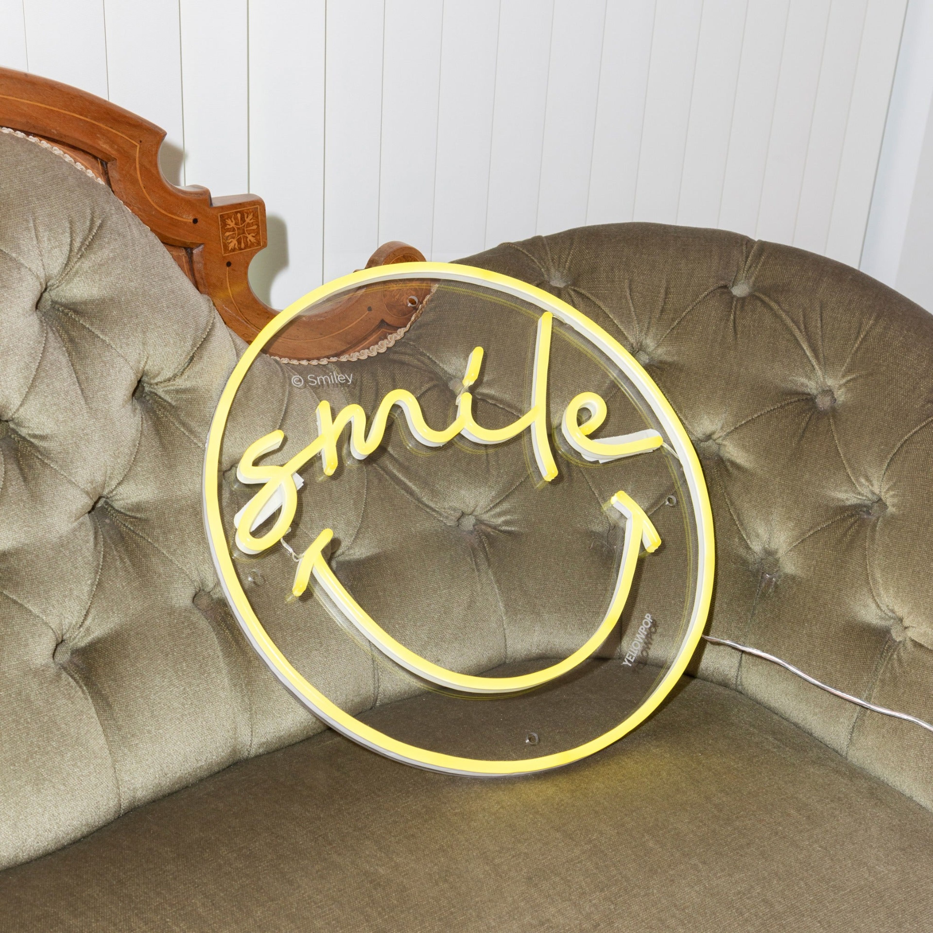 Smile Smiley by Smiley, LED neon sign