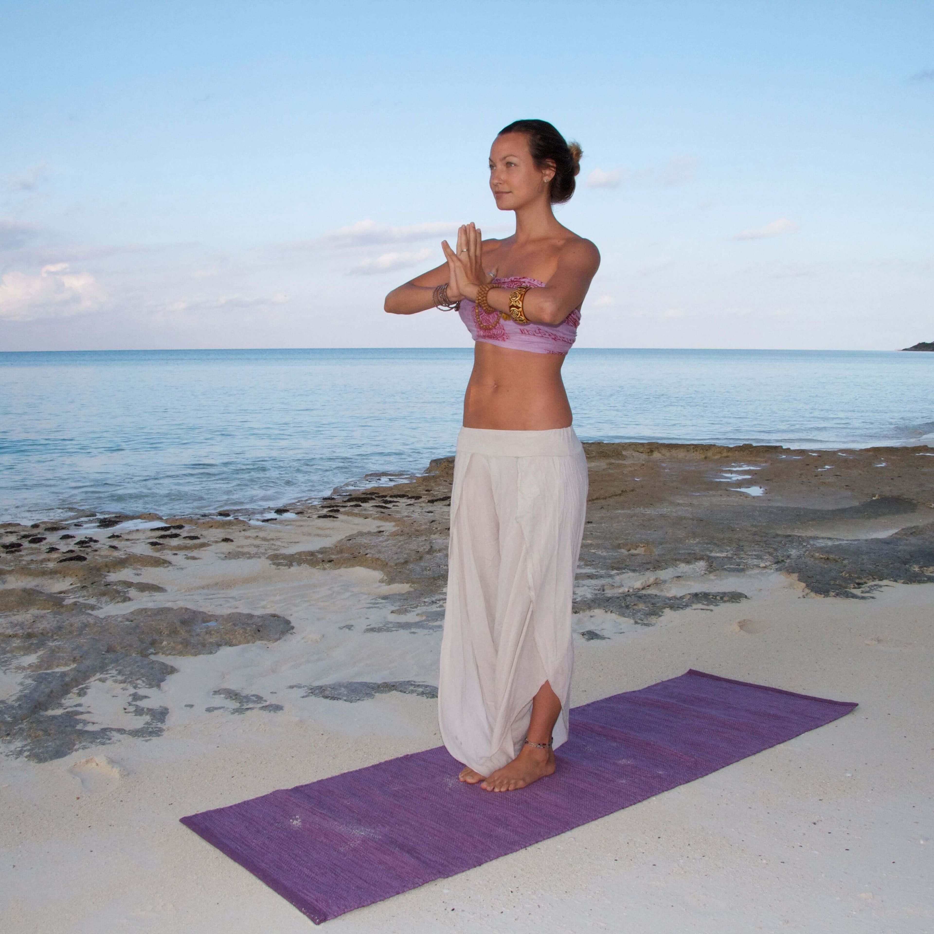 Yogasana Ether - Purple Cotton Yoga Mat