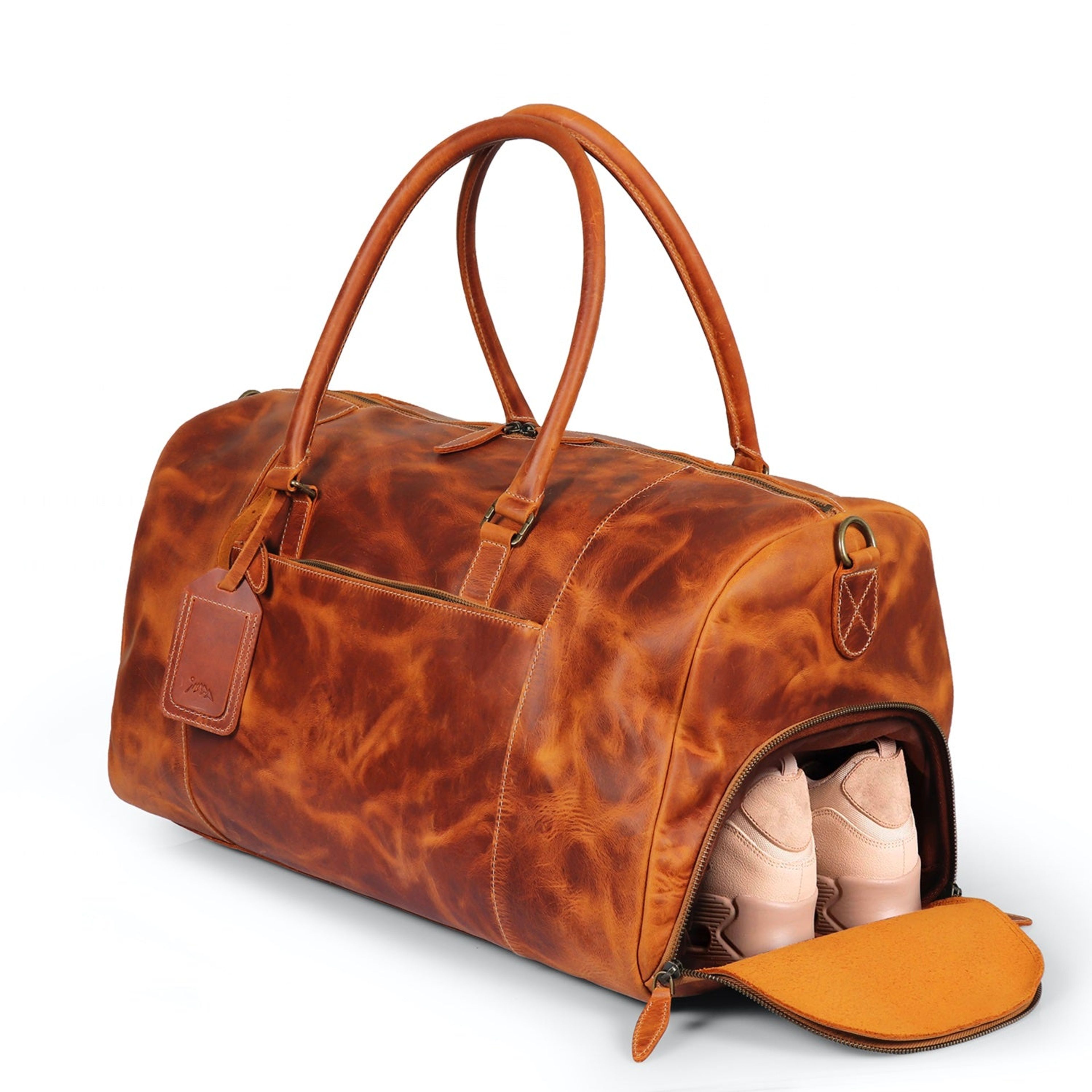Archibald Leather Duffle Bag