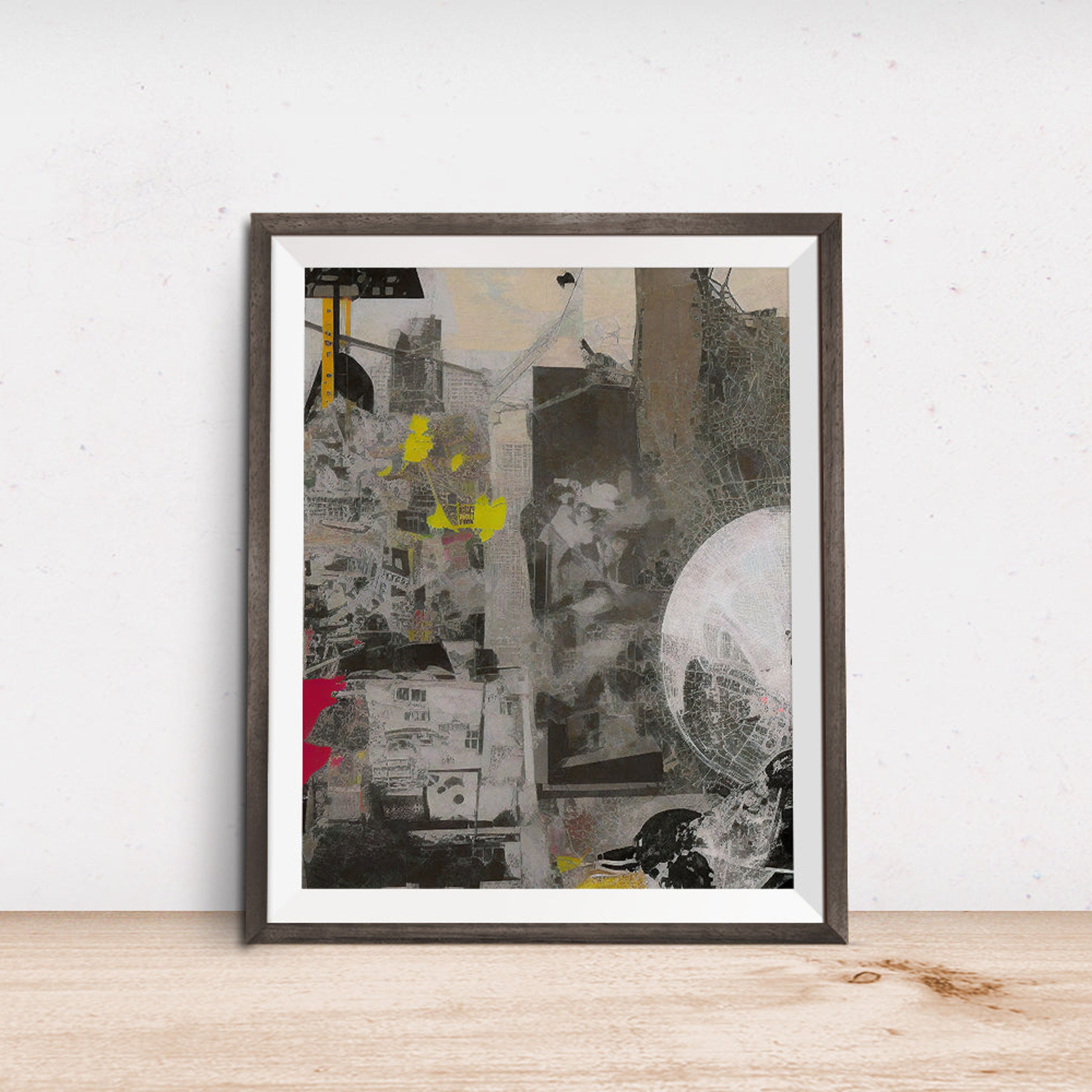 Abstract Collage Poster
