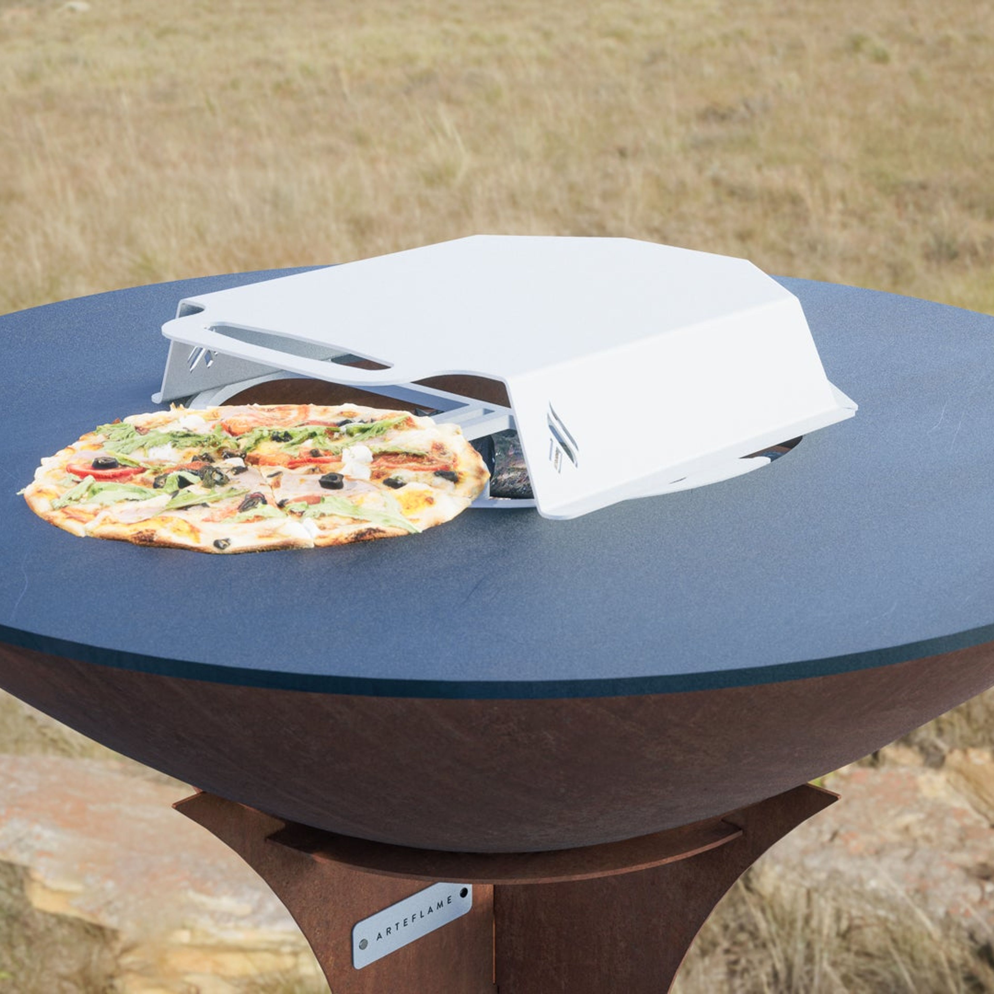 Pizza Oven With Pizza Grate For 40" Grills - Perfect Pizzas Every Time