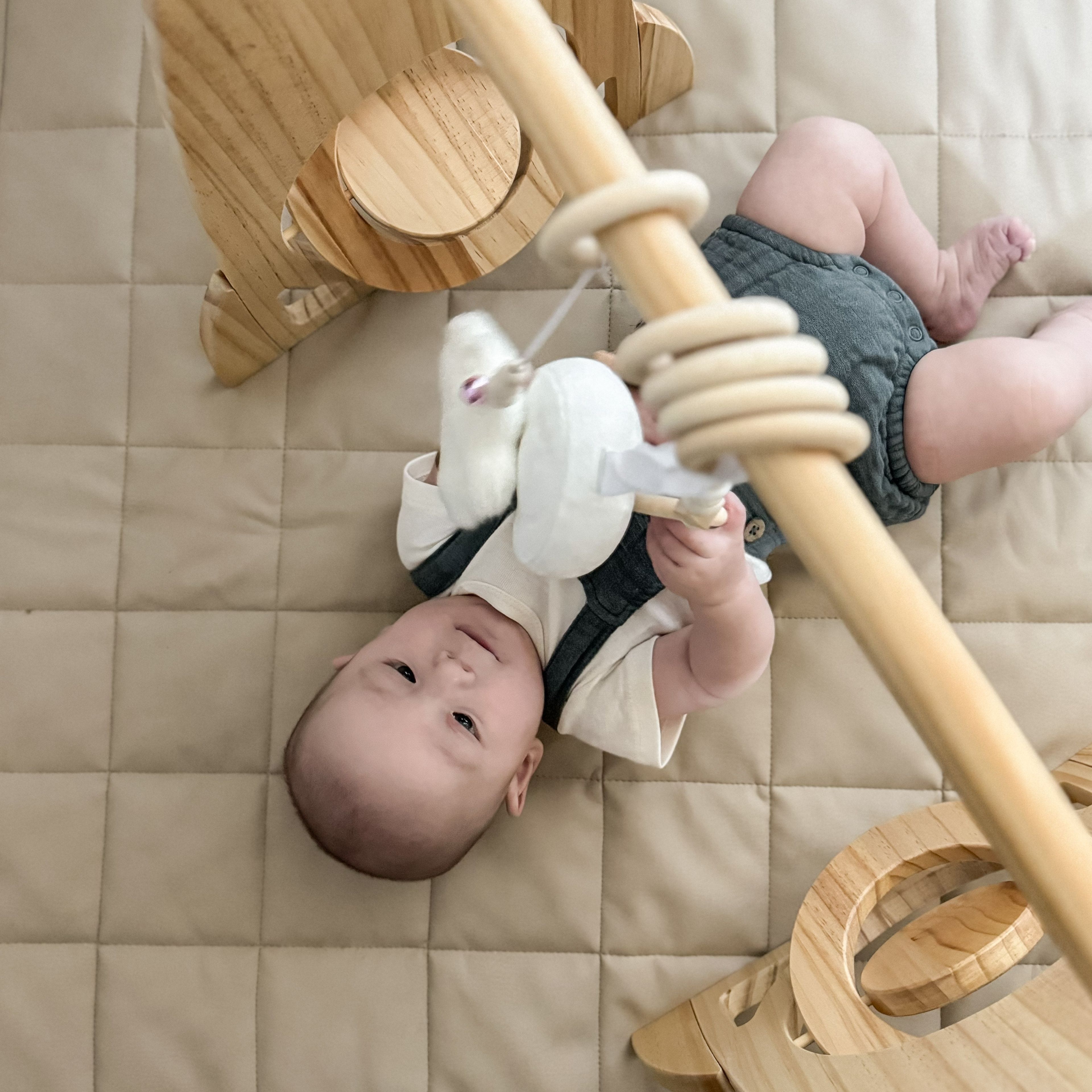 Rocket - Wooden Baby Gym