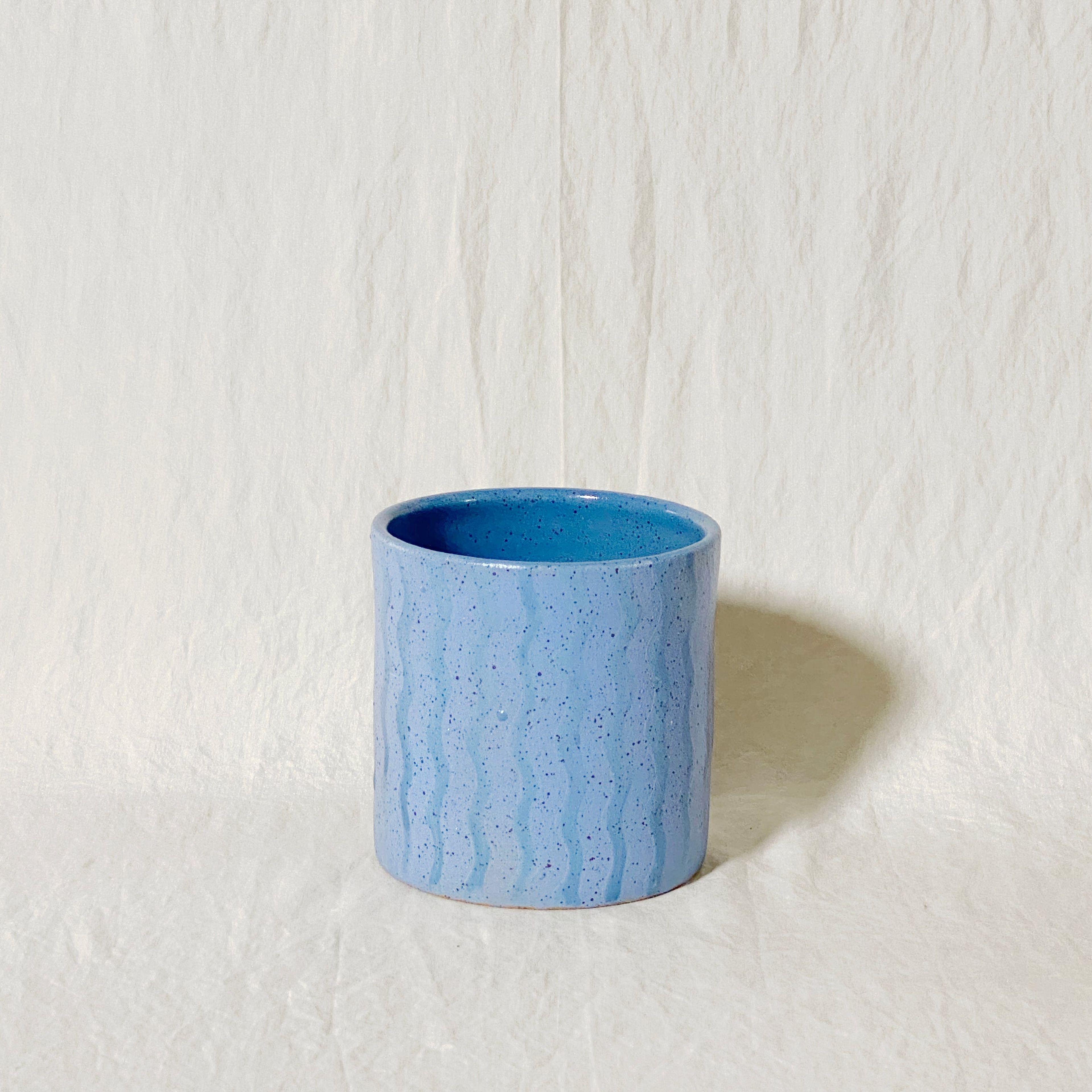 (SECOND) Wavy Cup - Medium Blue