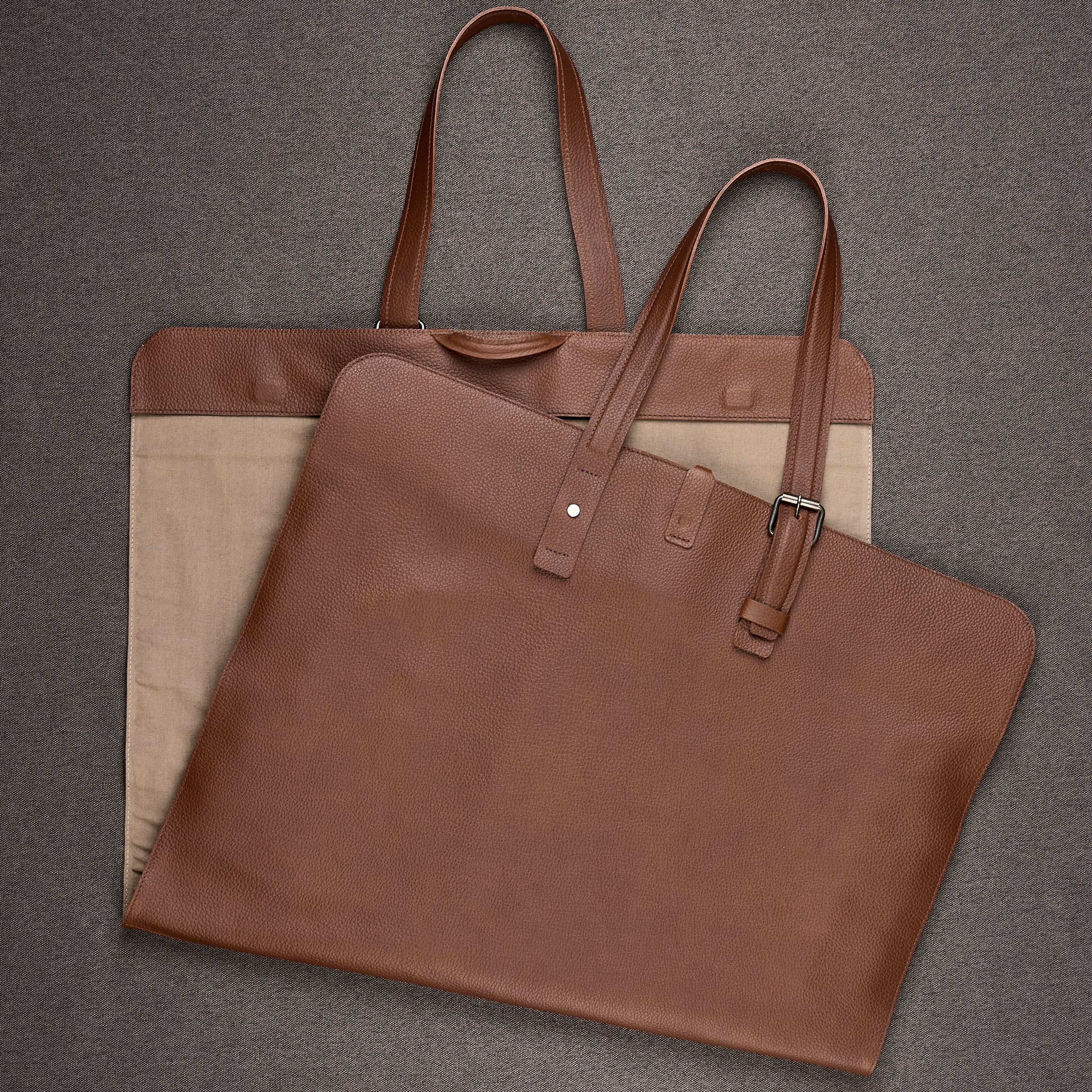 Garment Bag · Brown