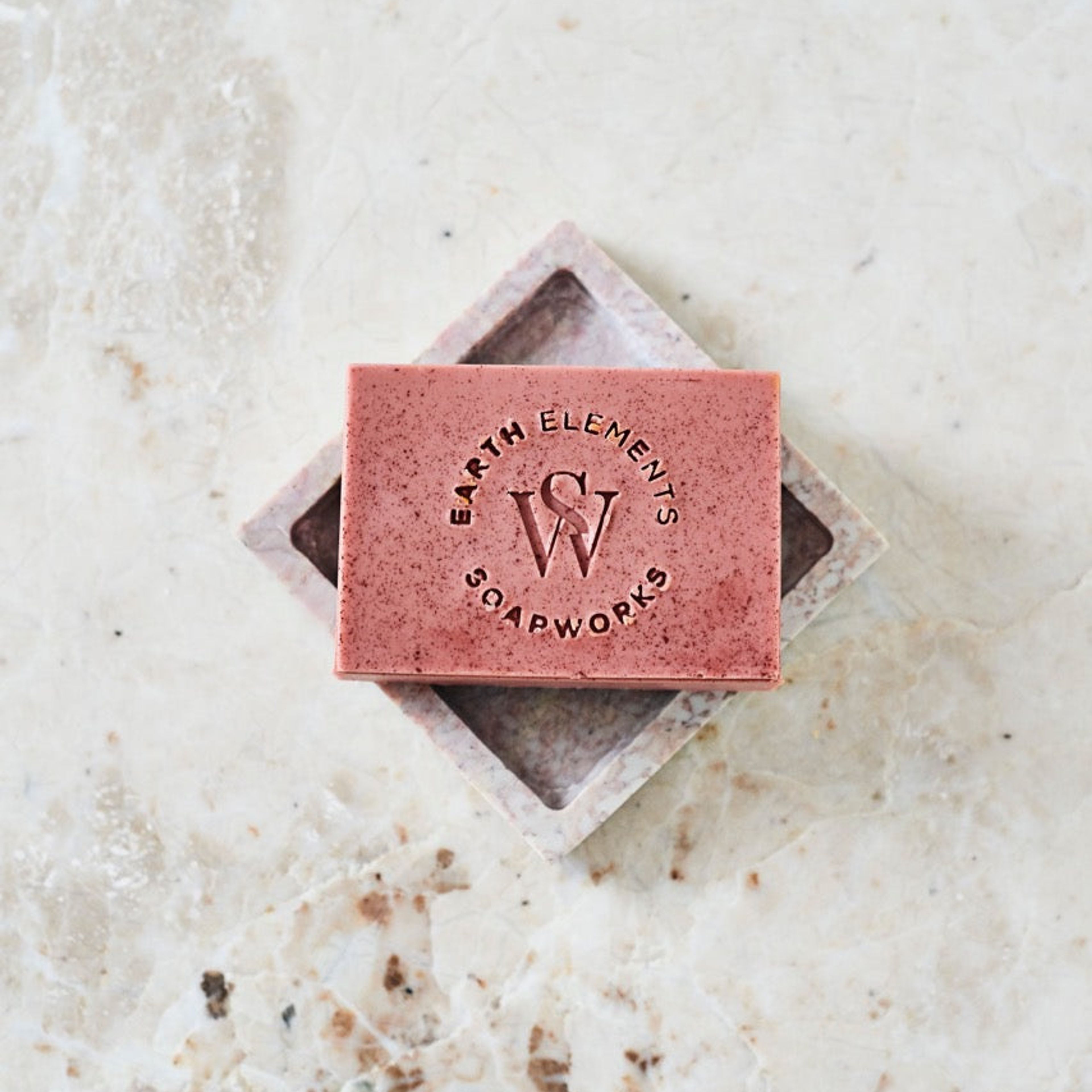 JUNIPER + GRAPEFRUIT WITH FRENCH ROSE CLAY SOAP