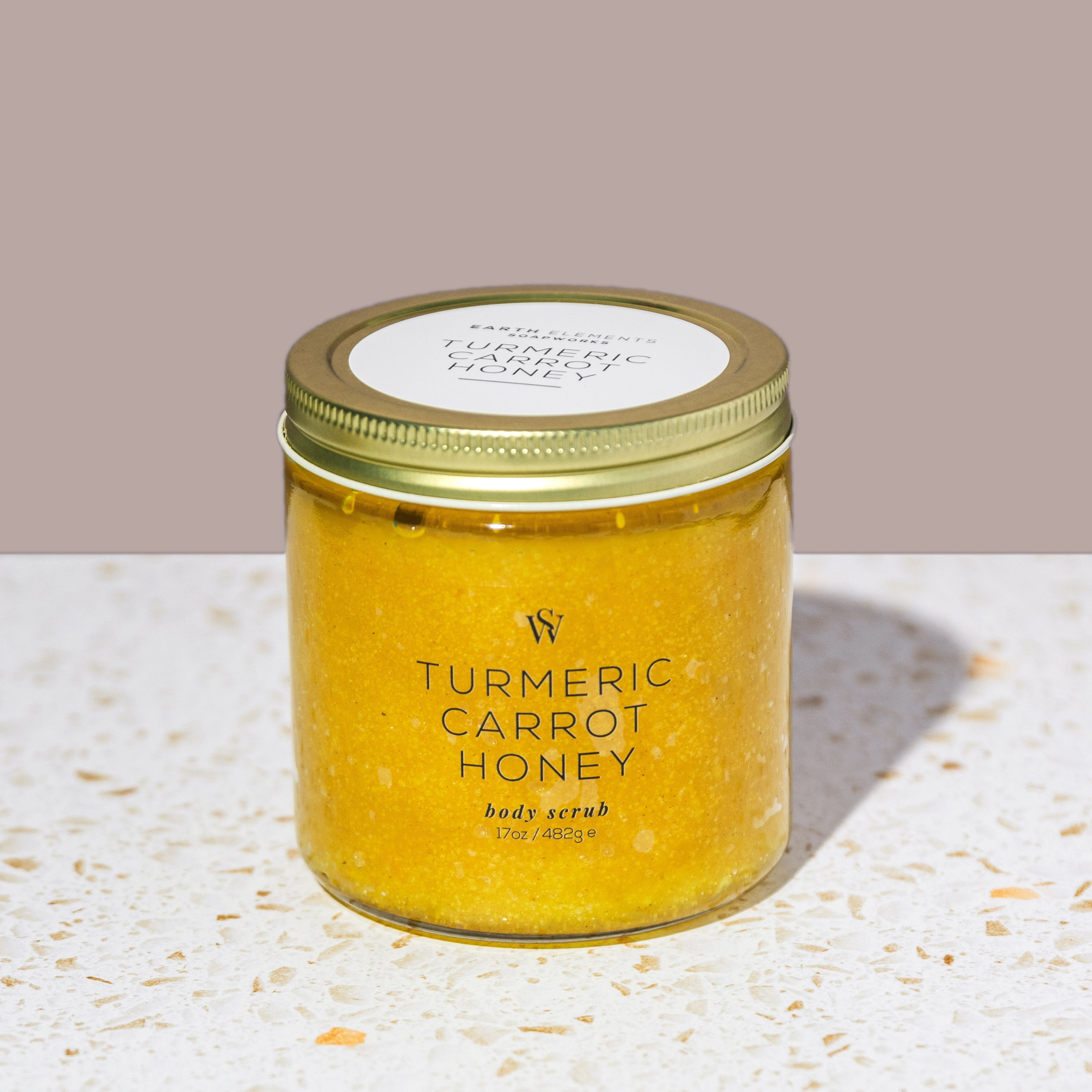 Turmeric Carrot Honey Body Scrub