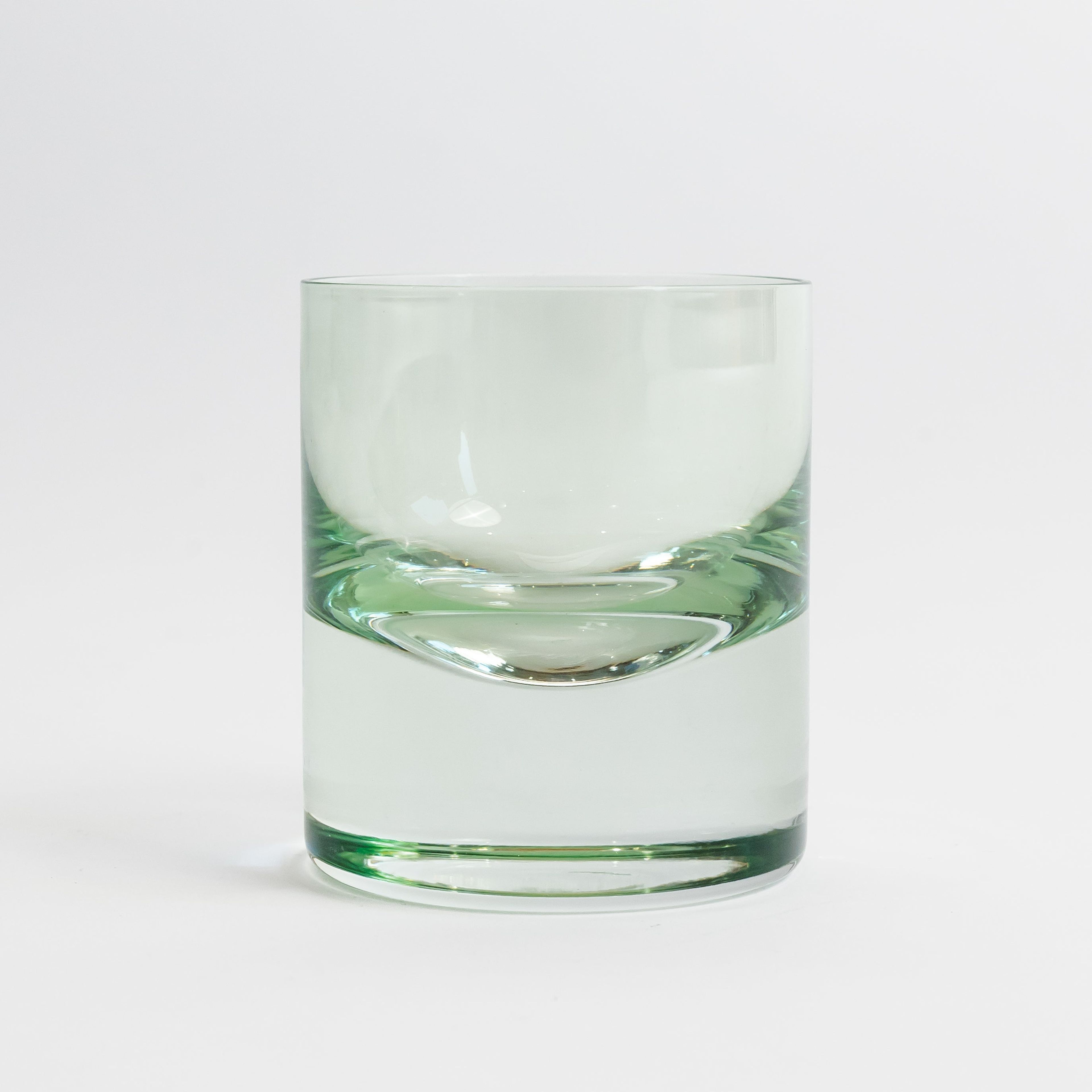 Estelle Colored Rocks Glass - Set of 2 {Mint Green}