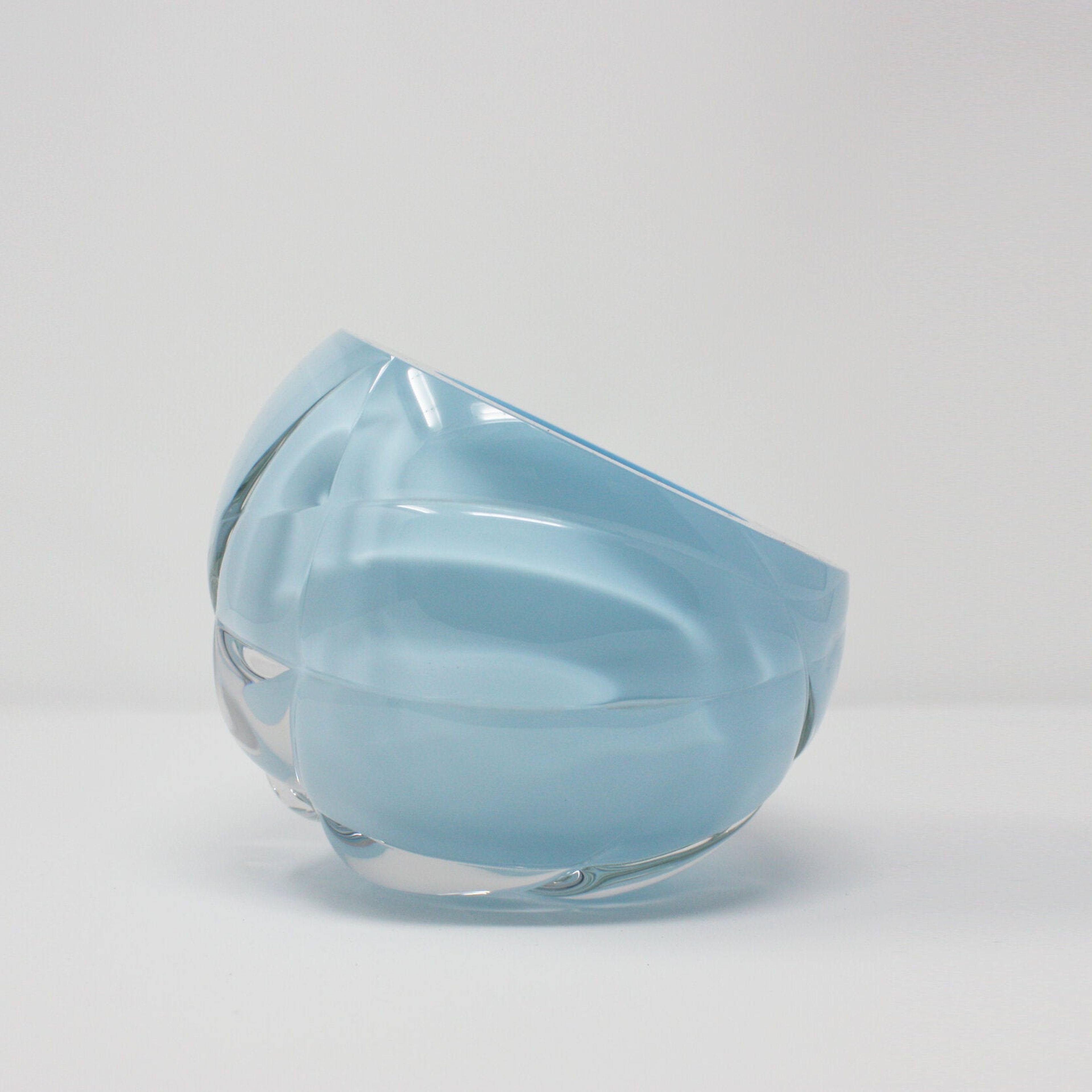 Baby Blue Cut Vase