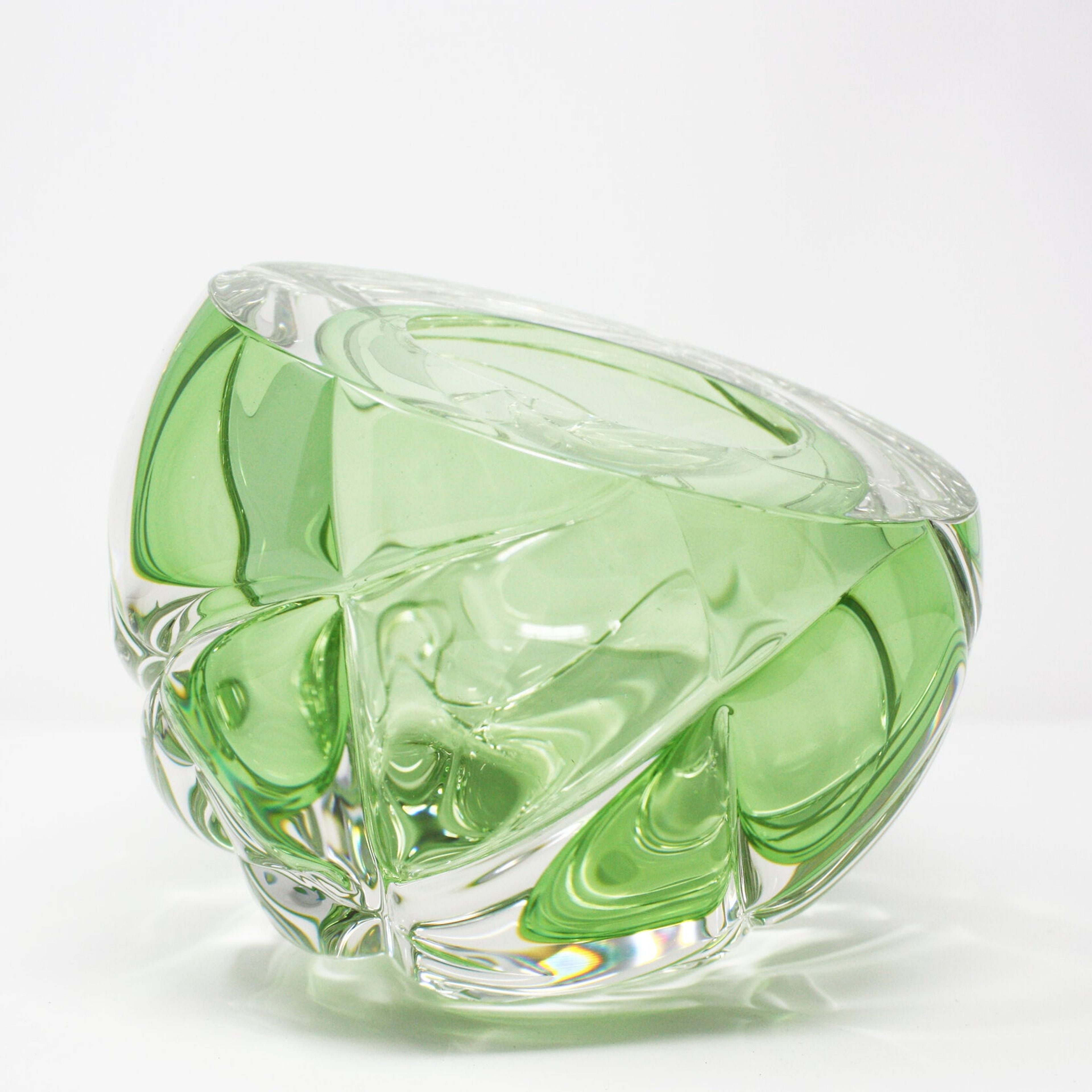 Light Green Cut Vase